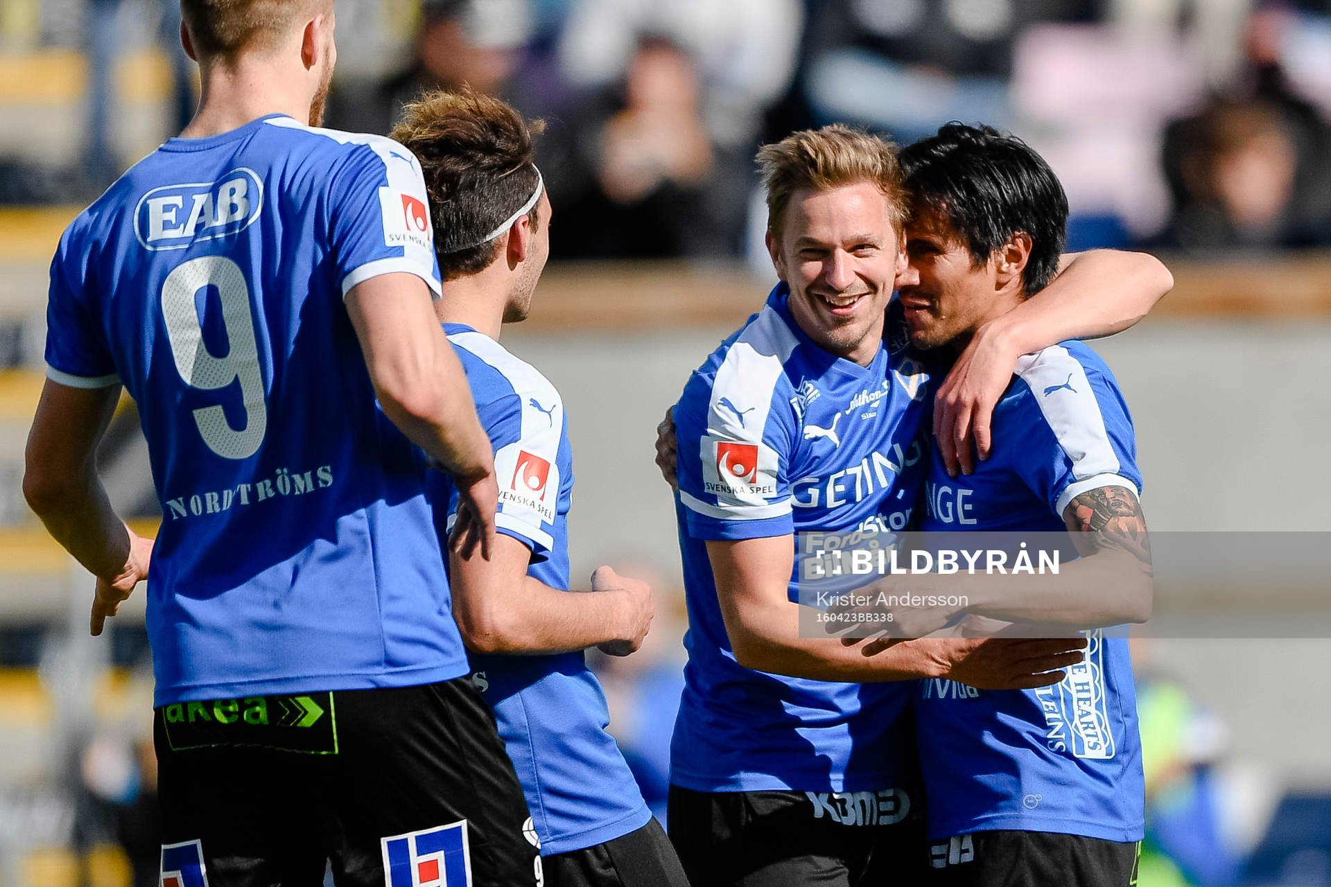 Halmstads Fredrik Olsson jublar