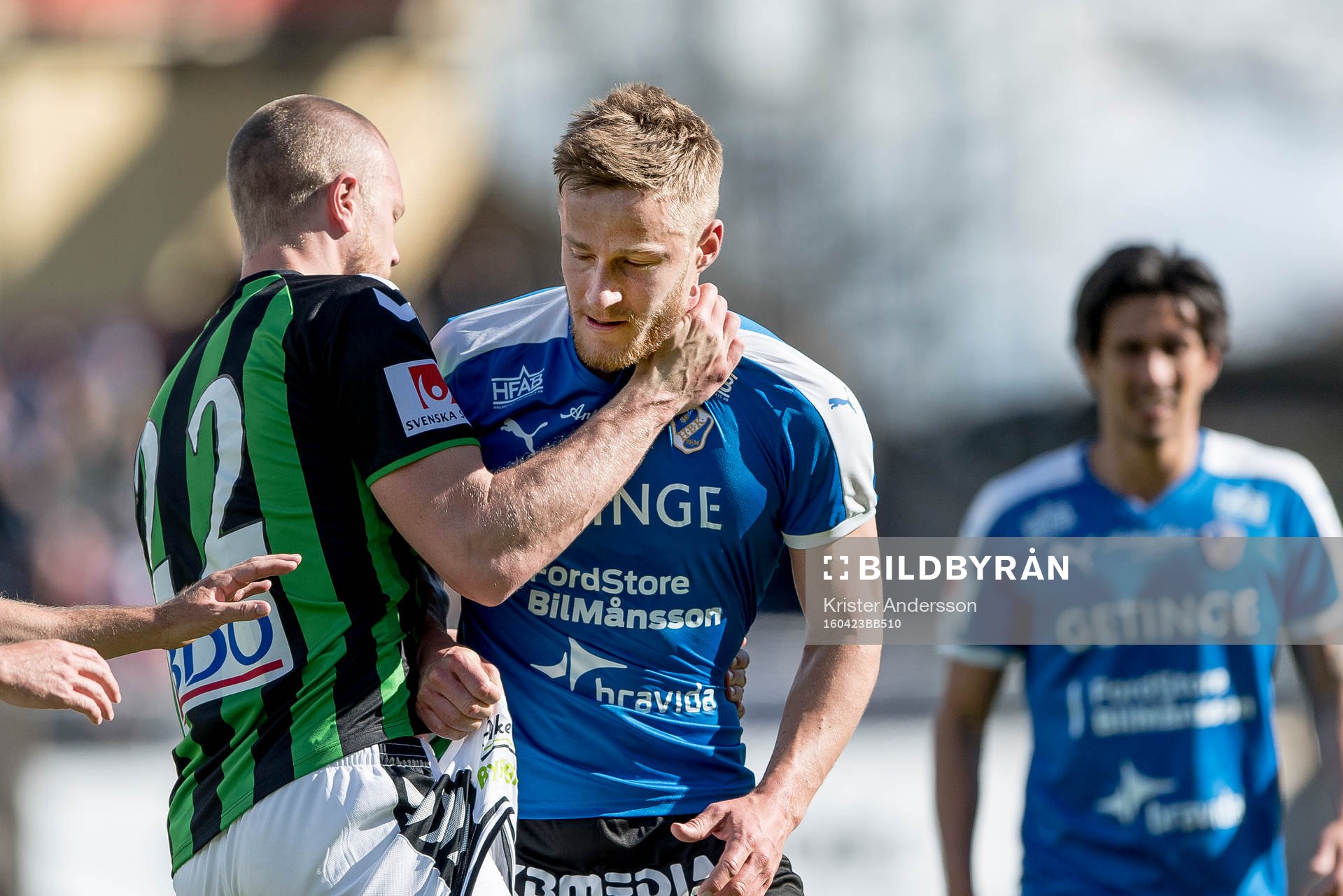GAIS Björn Andersson och Halmstads Alexander Ruud Tveter