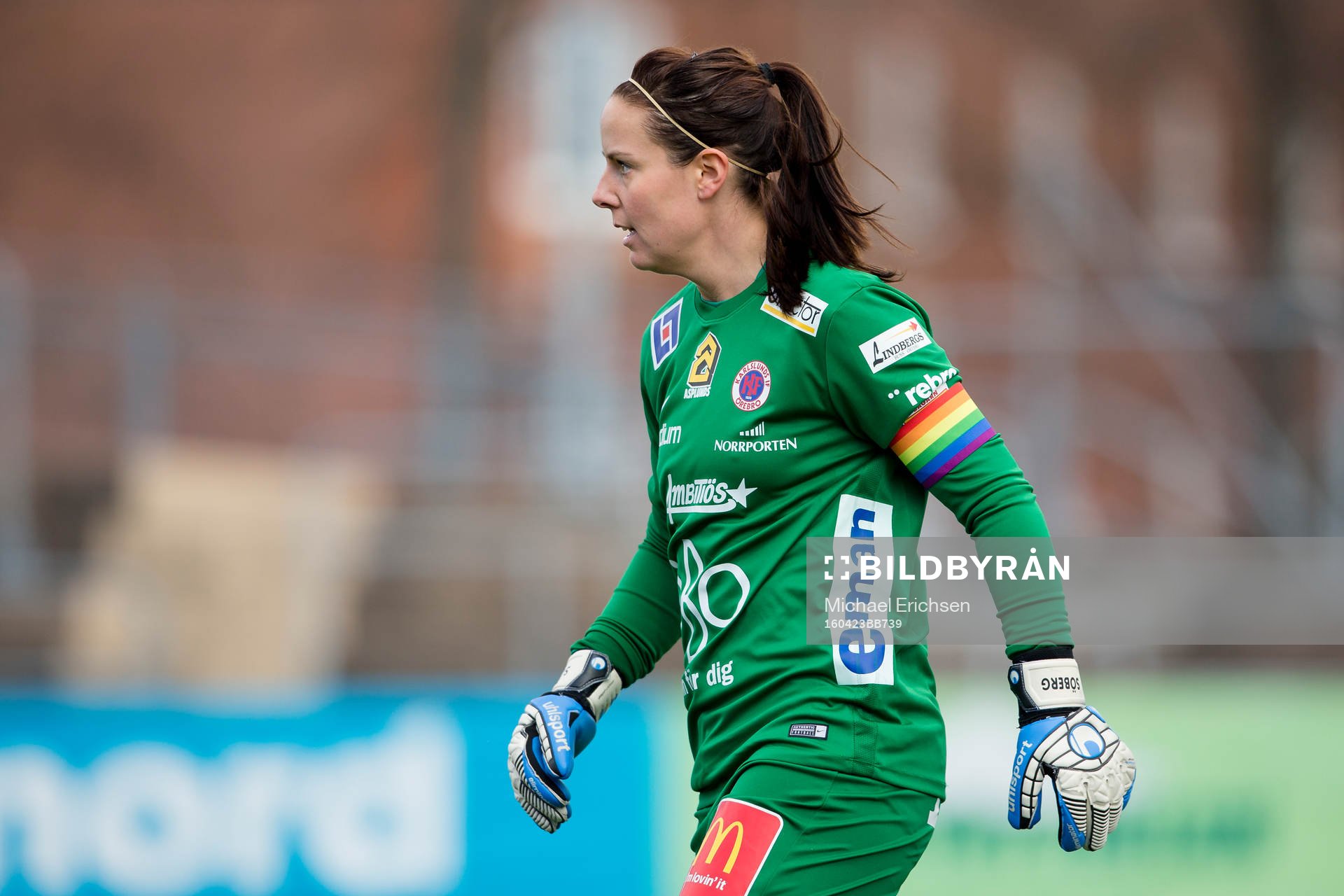 Örebros målvakt Carola Söberg