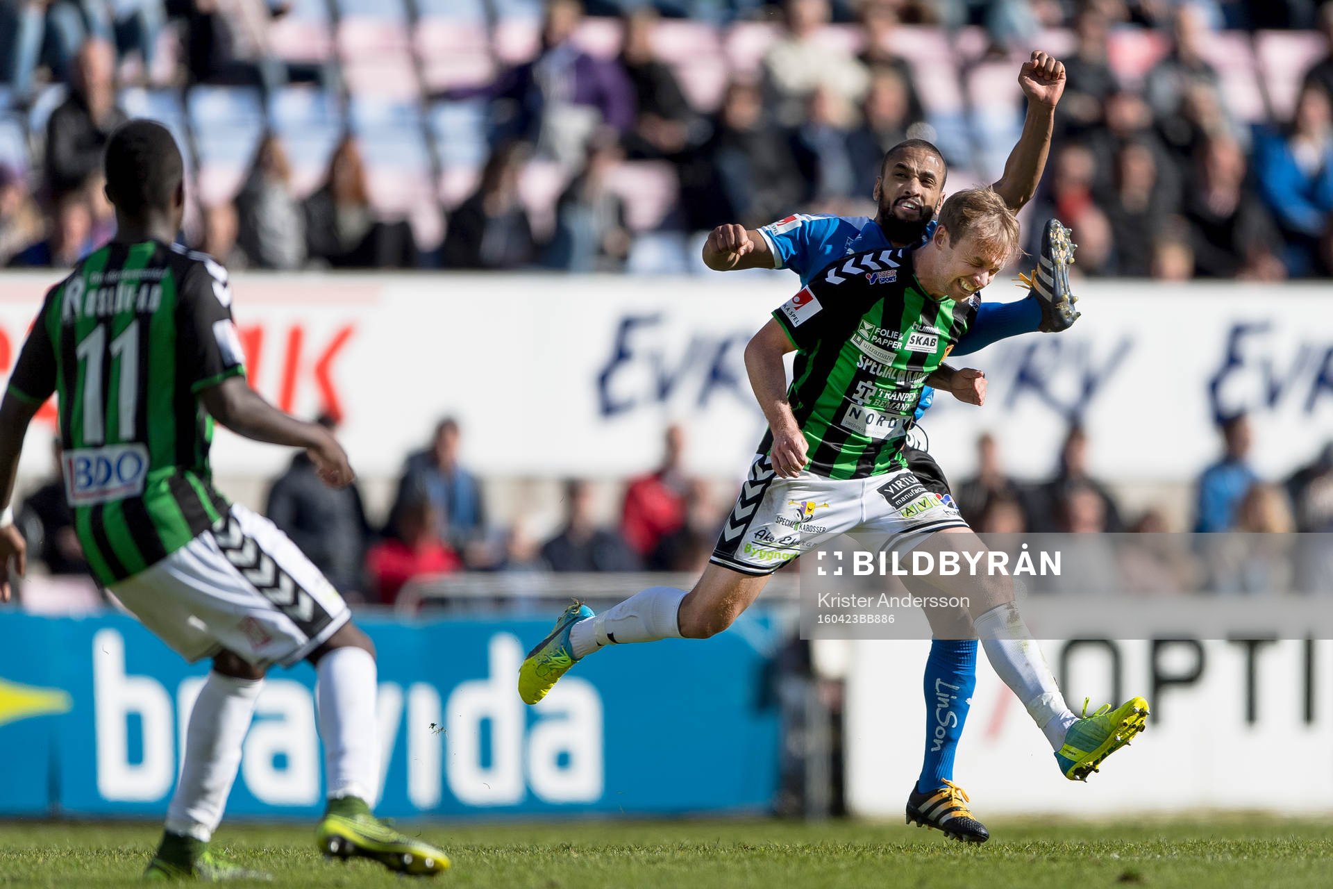 Halmstads Junes Barny och GAIS Craig Henderson