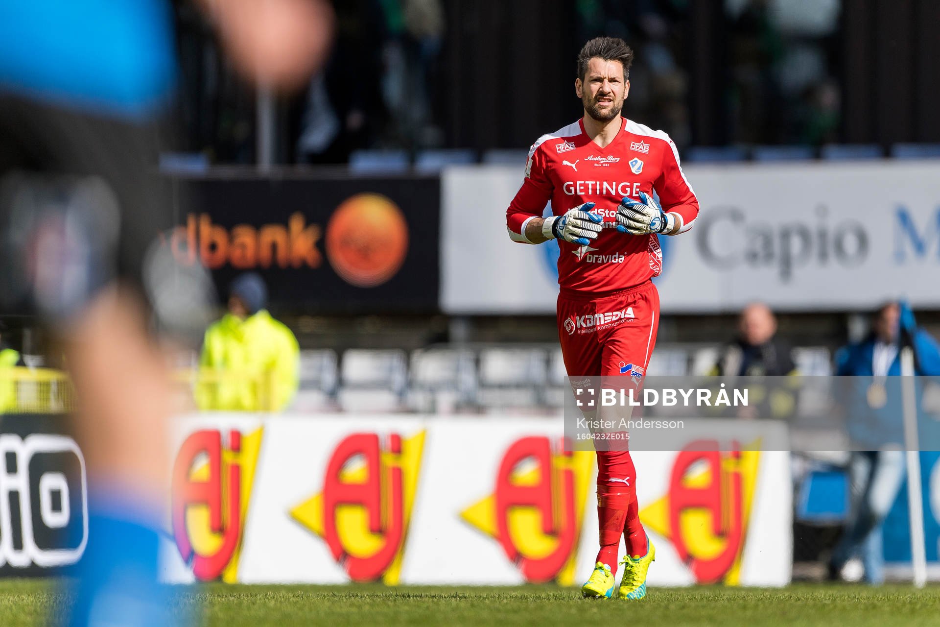 Halmstads målvakt Stojan Lukic