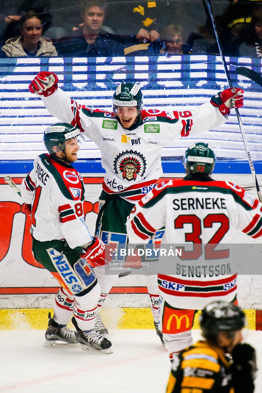Frölundas Artturi Lehkonen jublar