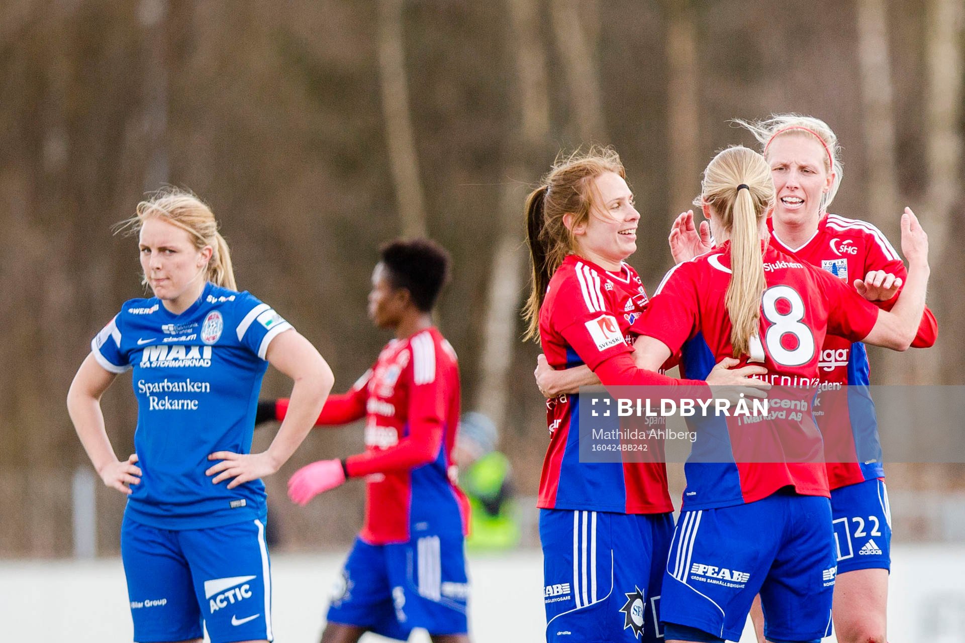 Vittsjös spelare jublar
