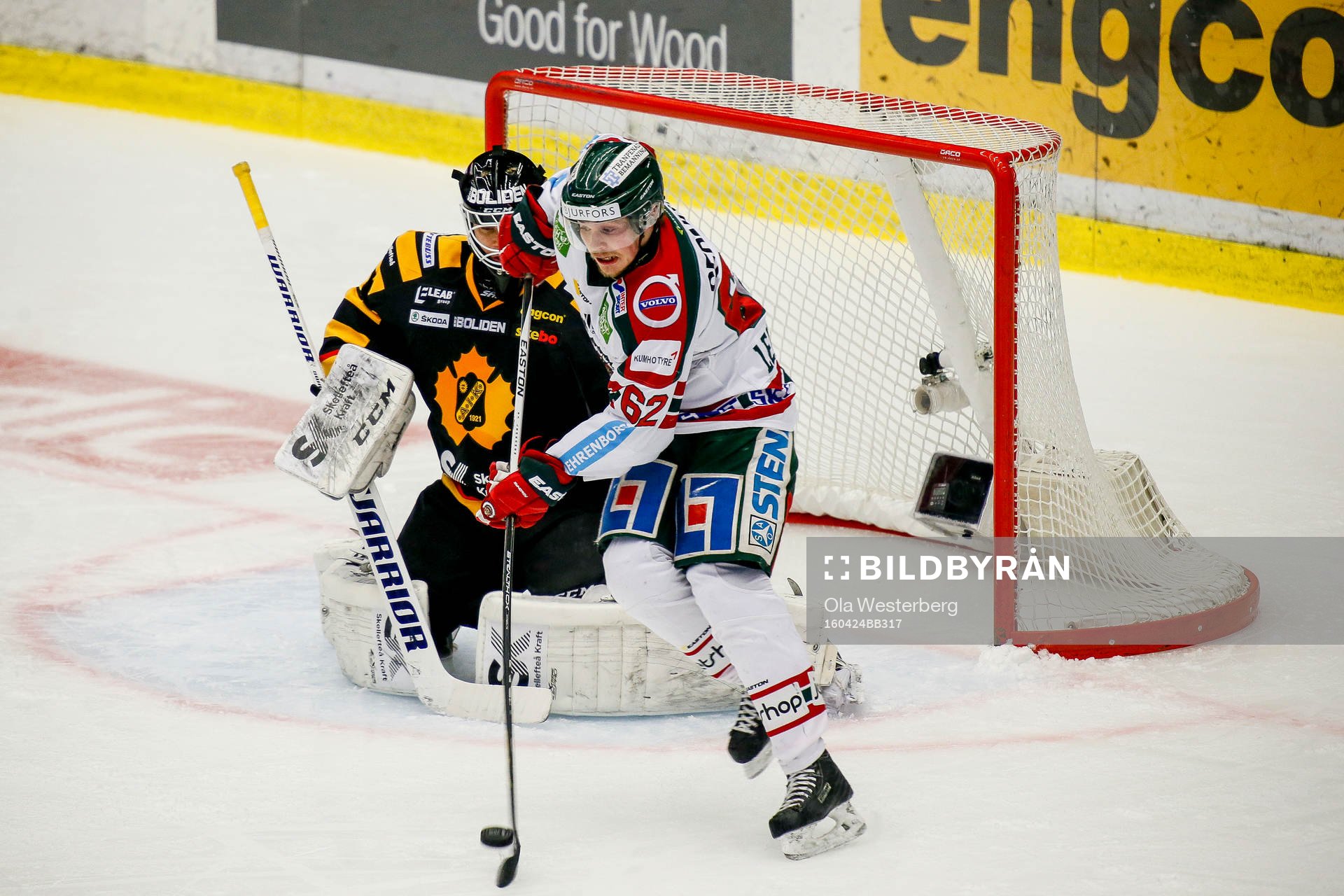 Skellefteås målvakt Johan Backlund