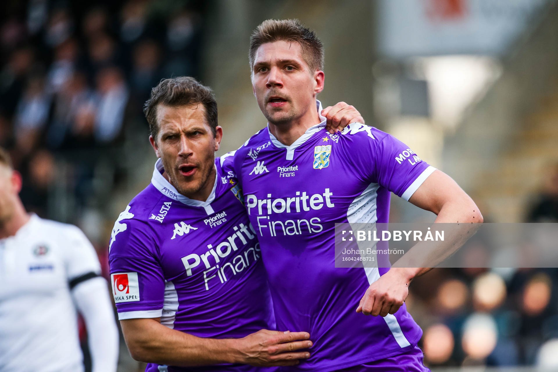 IFK Göteborgs Tobias Hysén och Mikael Boman jublar