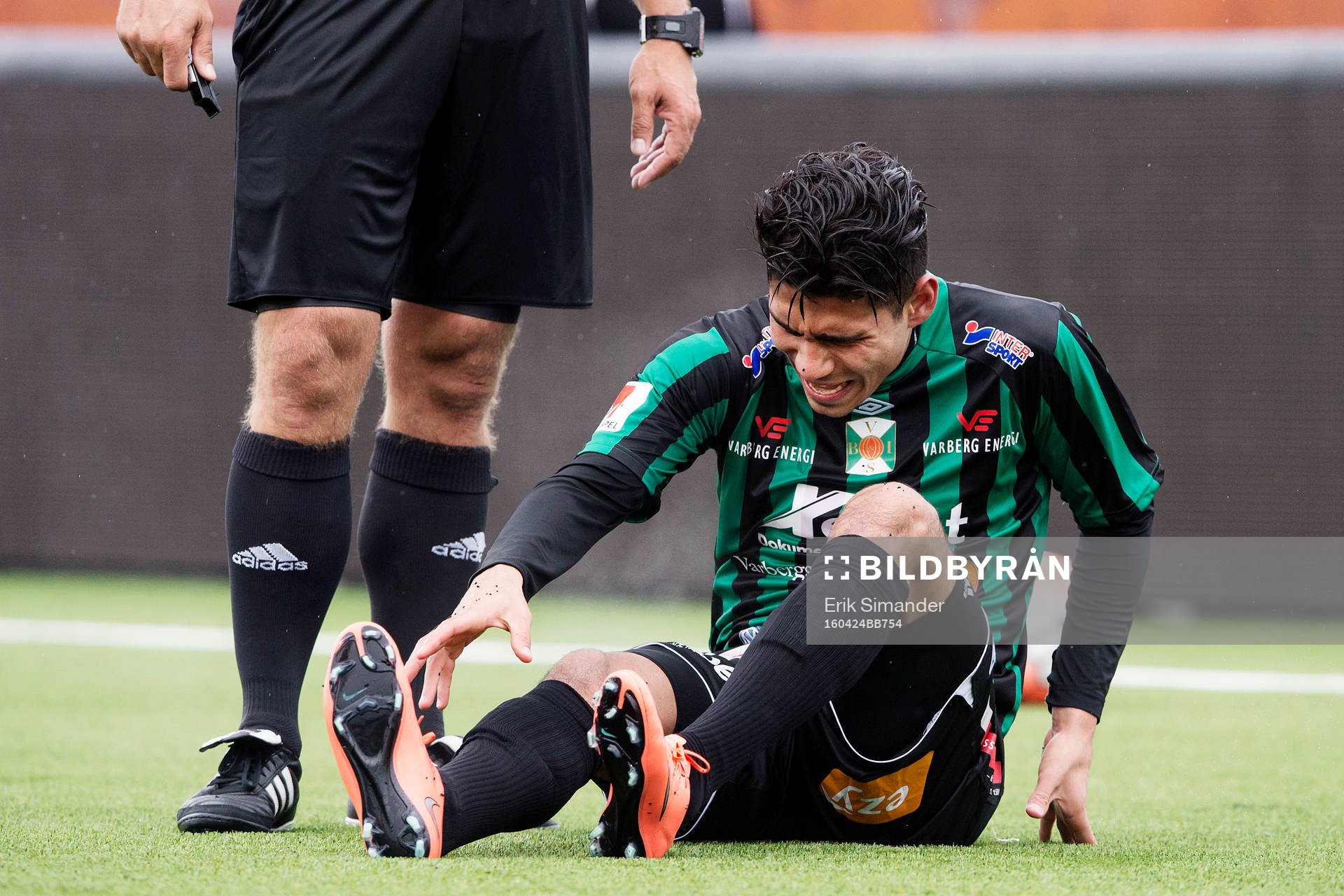 Varbergs Hosam Aiesh har ont