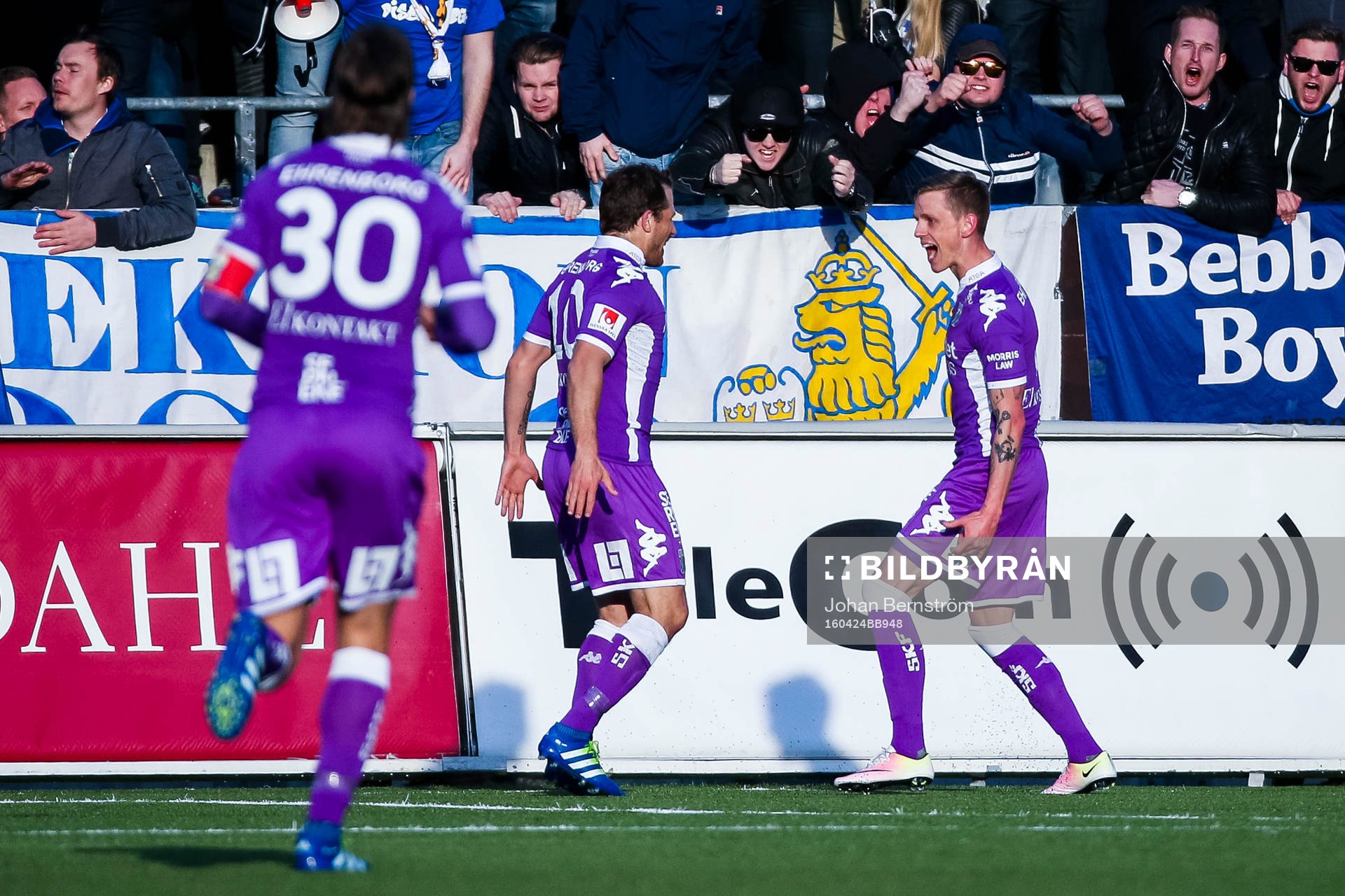 IFK Göteborgs Tobias Hysén och Sören Rieks jublar