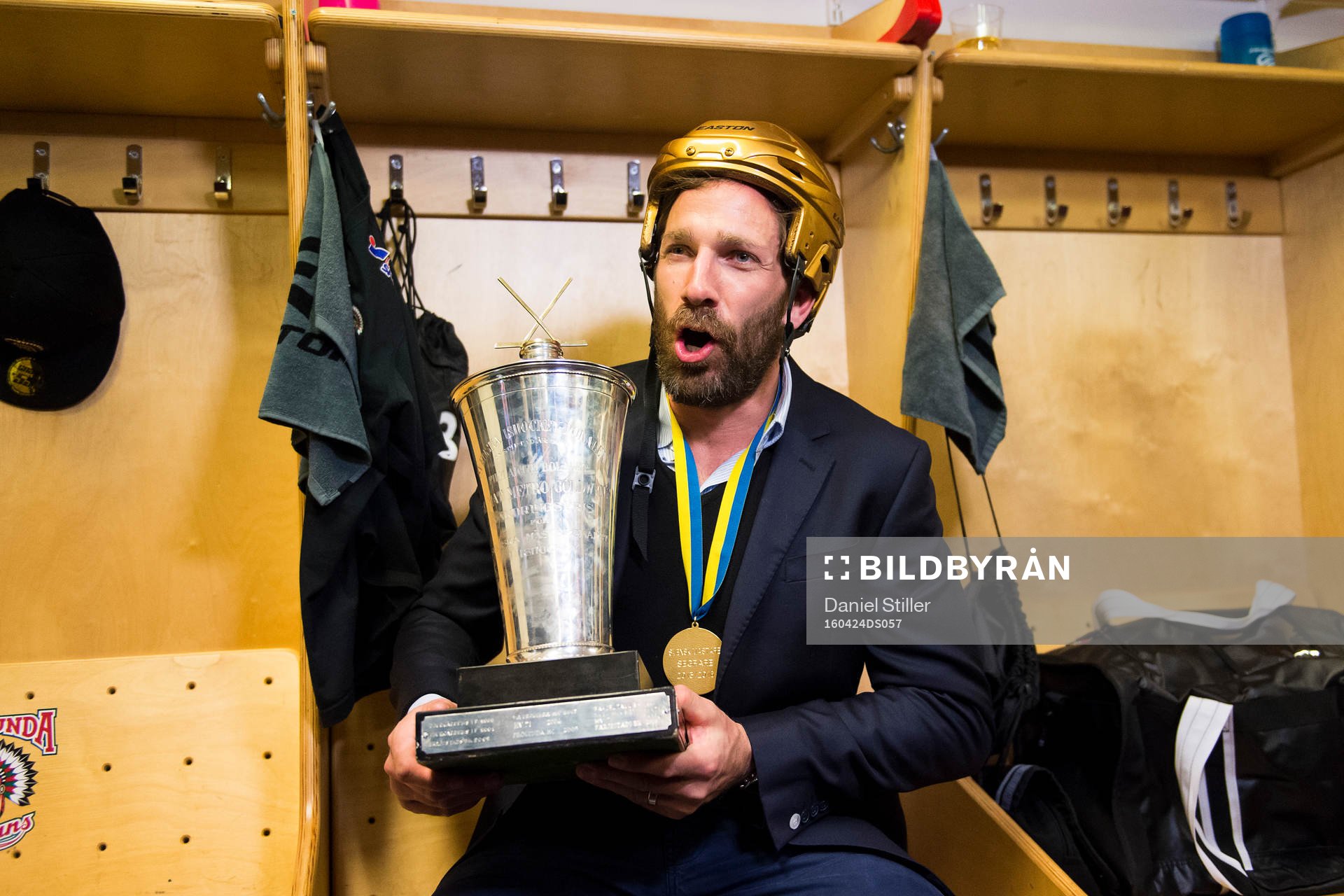 Joel Lundqvist med bucklan