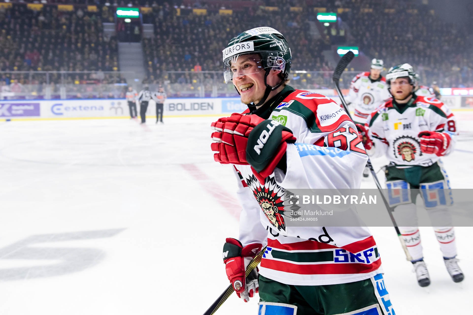 Frölundas Artturi Lehkonen jublar