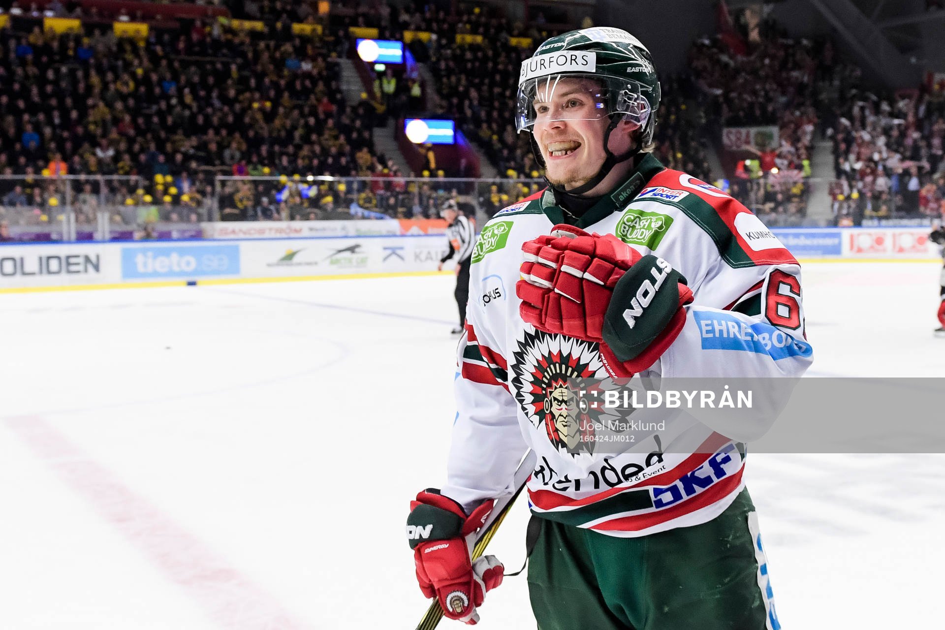 Frölundas Artturi Lehkonen jublar