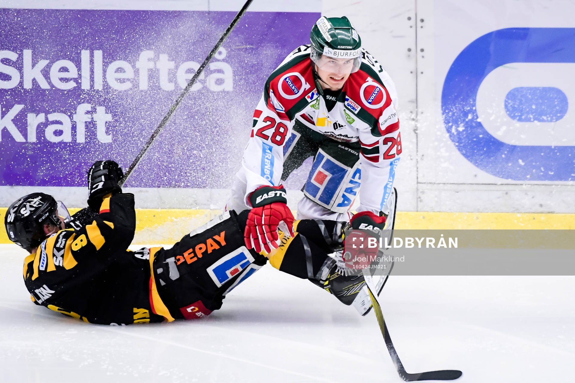 Skellefteås Patrik Zackrisson och Frölundas Johan