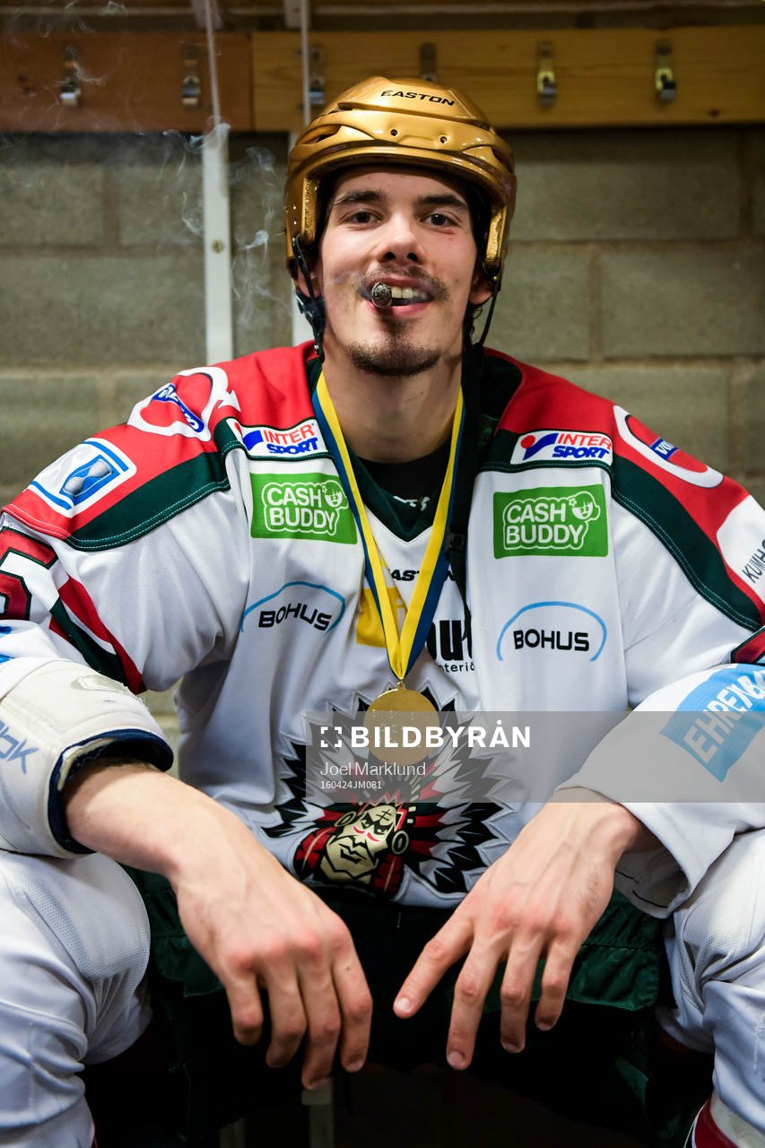Frölundas Oliver Lauridsen jublar