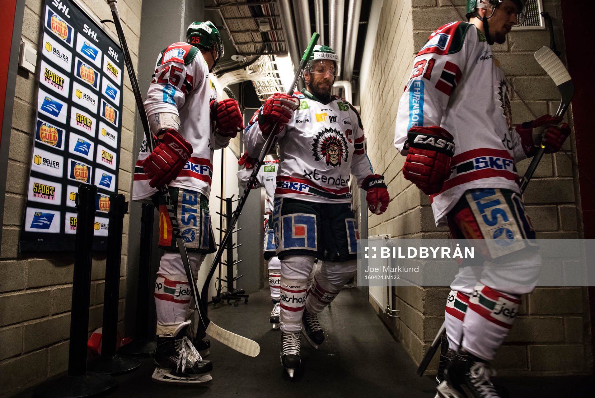 Frölundas Oliver Lauridsen, Joel Lundqvist och Nicklas