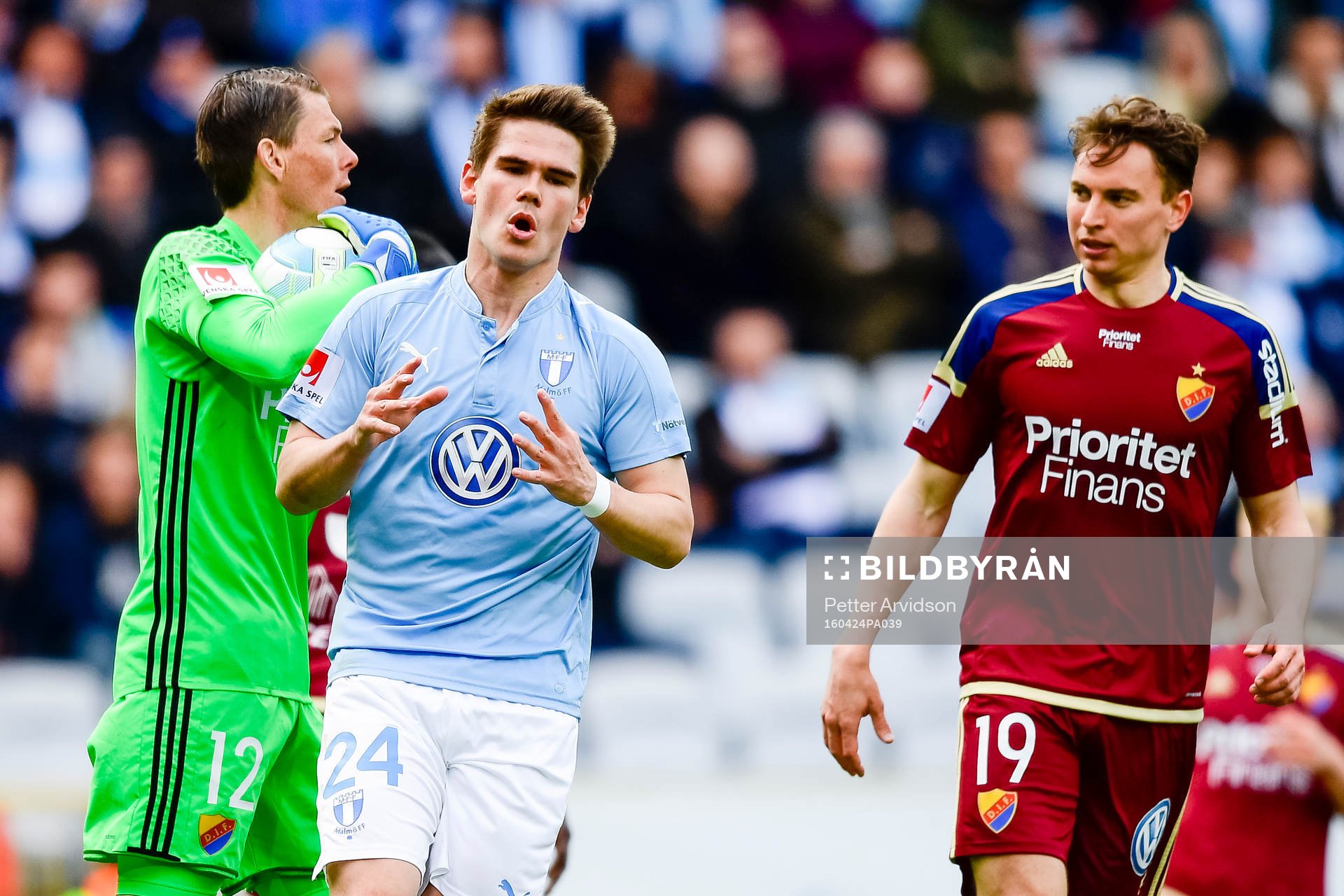 Malmö FFs Vidar Örn Kjartansson deppar