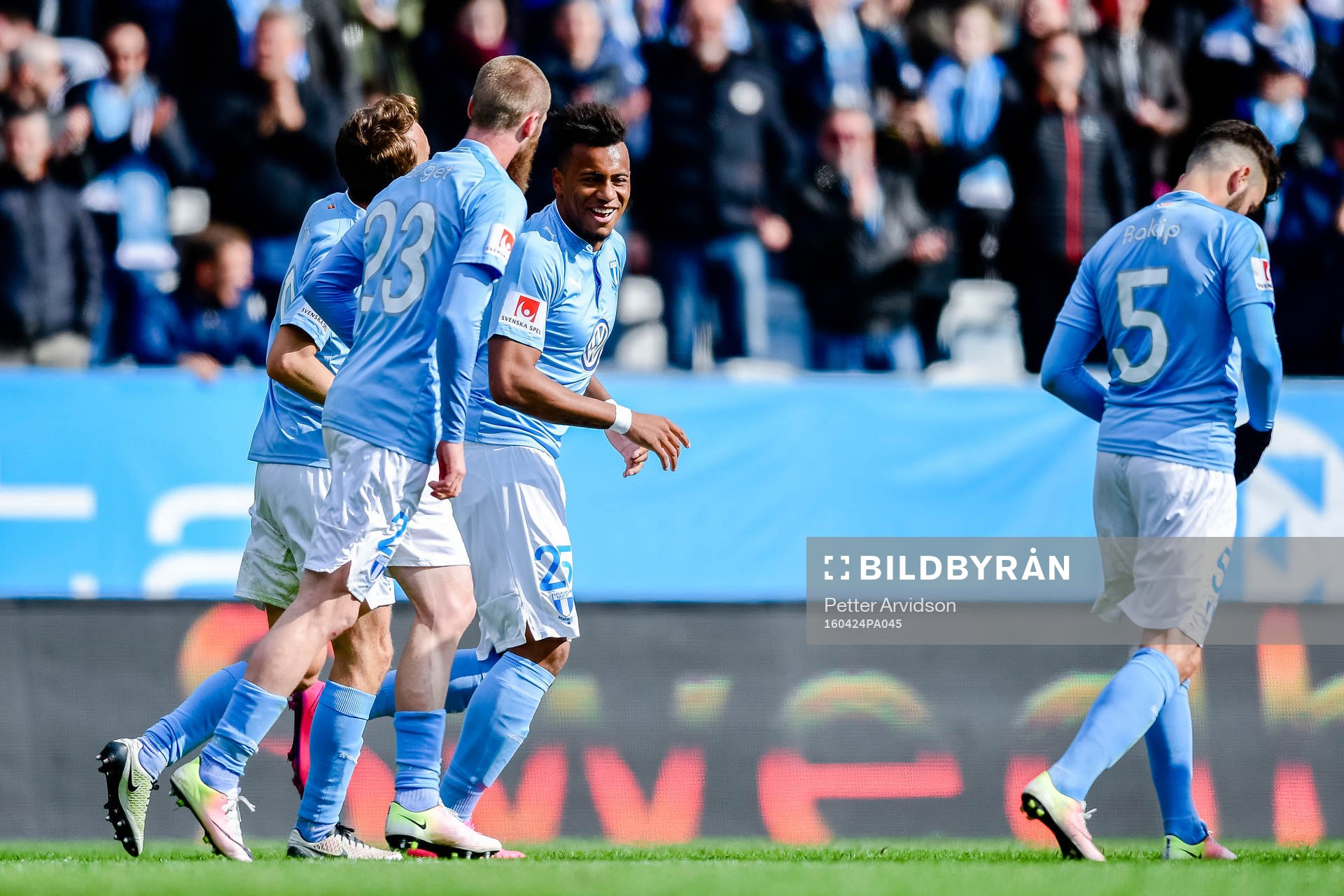 Malmö FFs spelare jublar