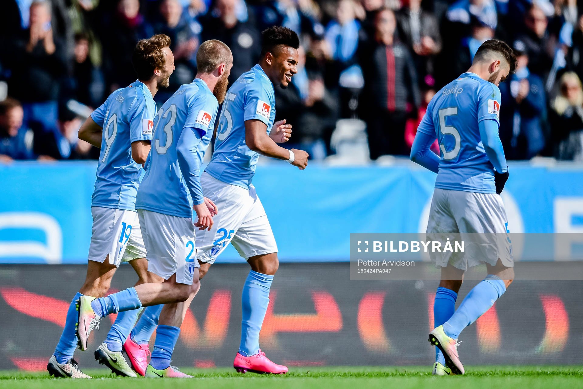 Malmö FFs spelare jublar