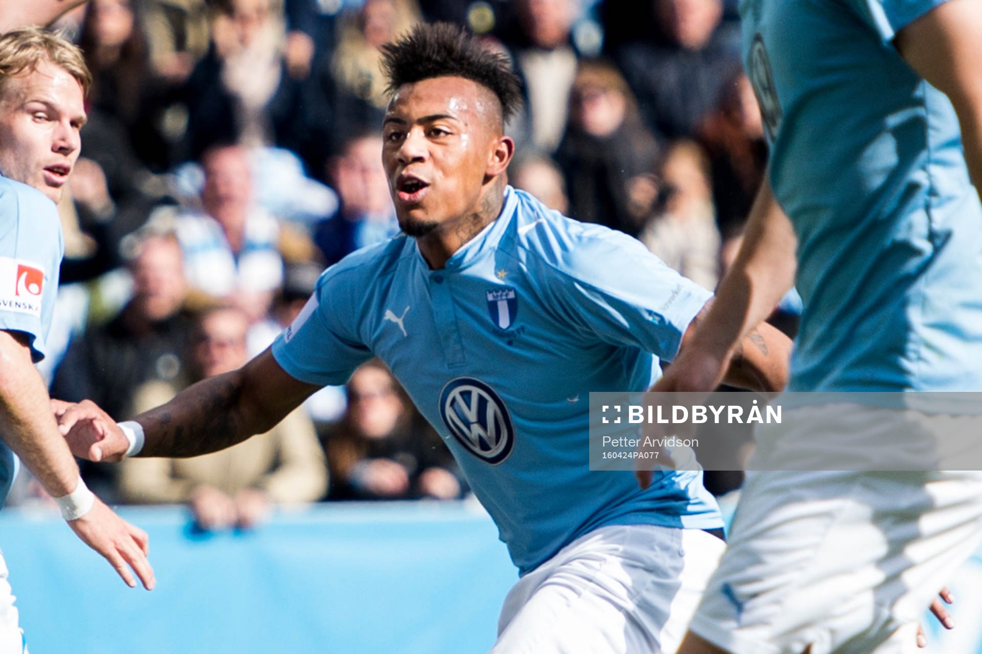 Malmö FFs Felipe Carvalho jublar