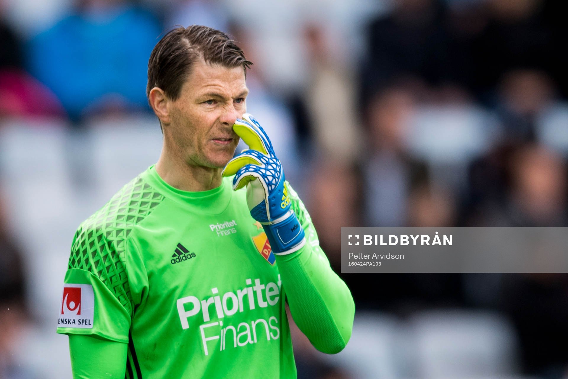 Djurgårdens målvakt Kenneth Høie
