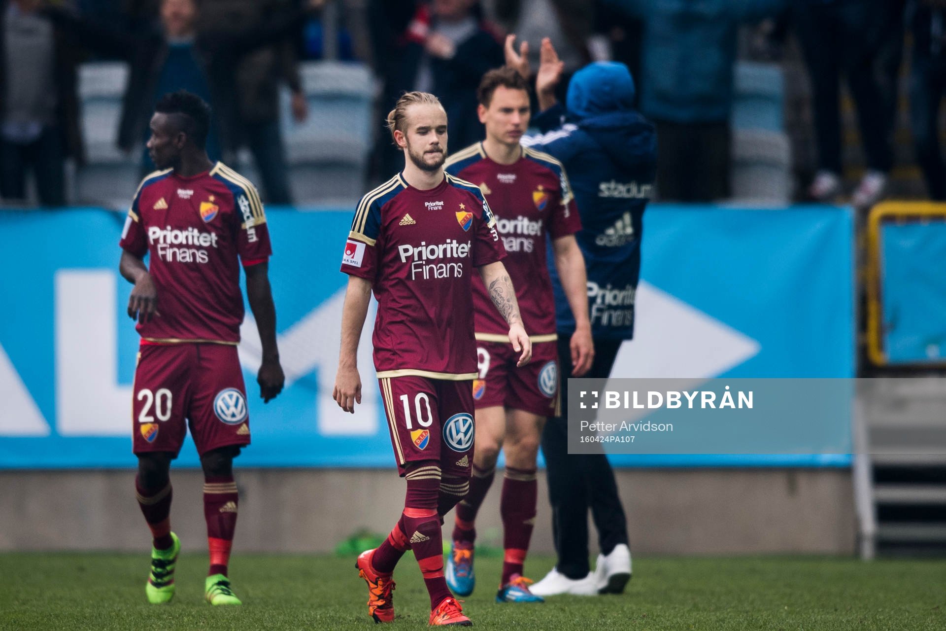 Djurgårdens Sam Johnson, Daniel Berntsen och Haris