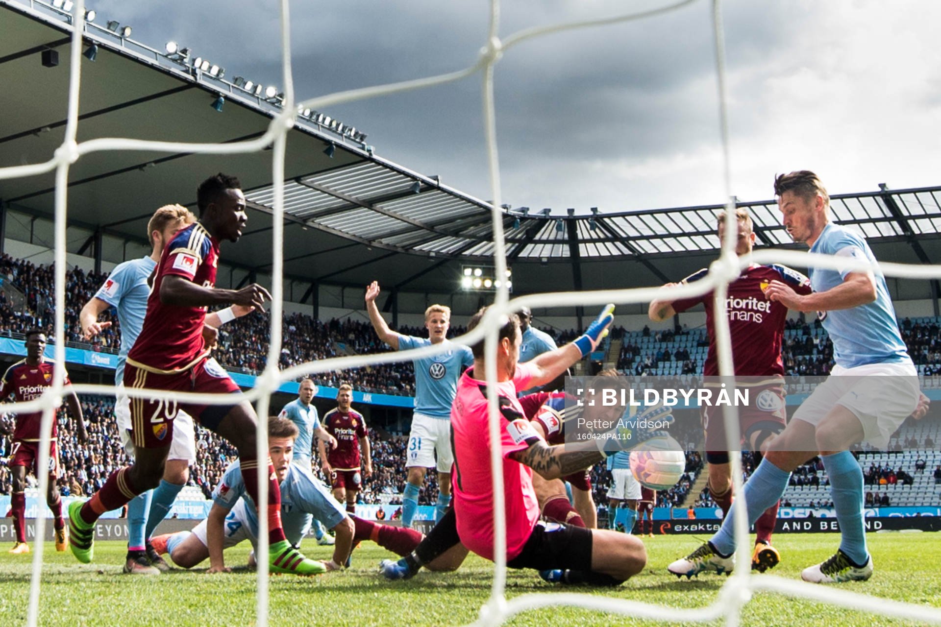 Djurgårdens Omar Colley, Sam Johnson, Marcus Hansson och