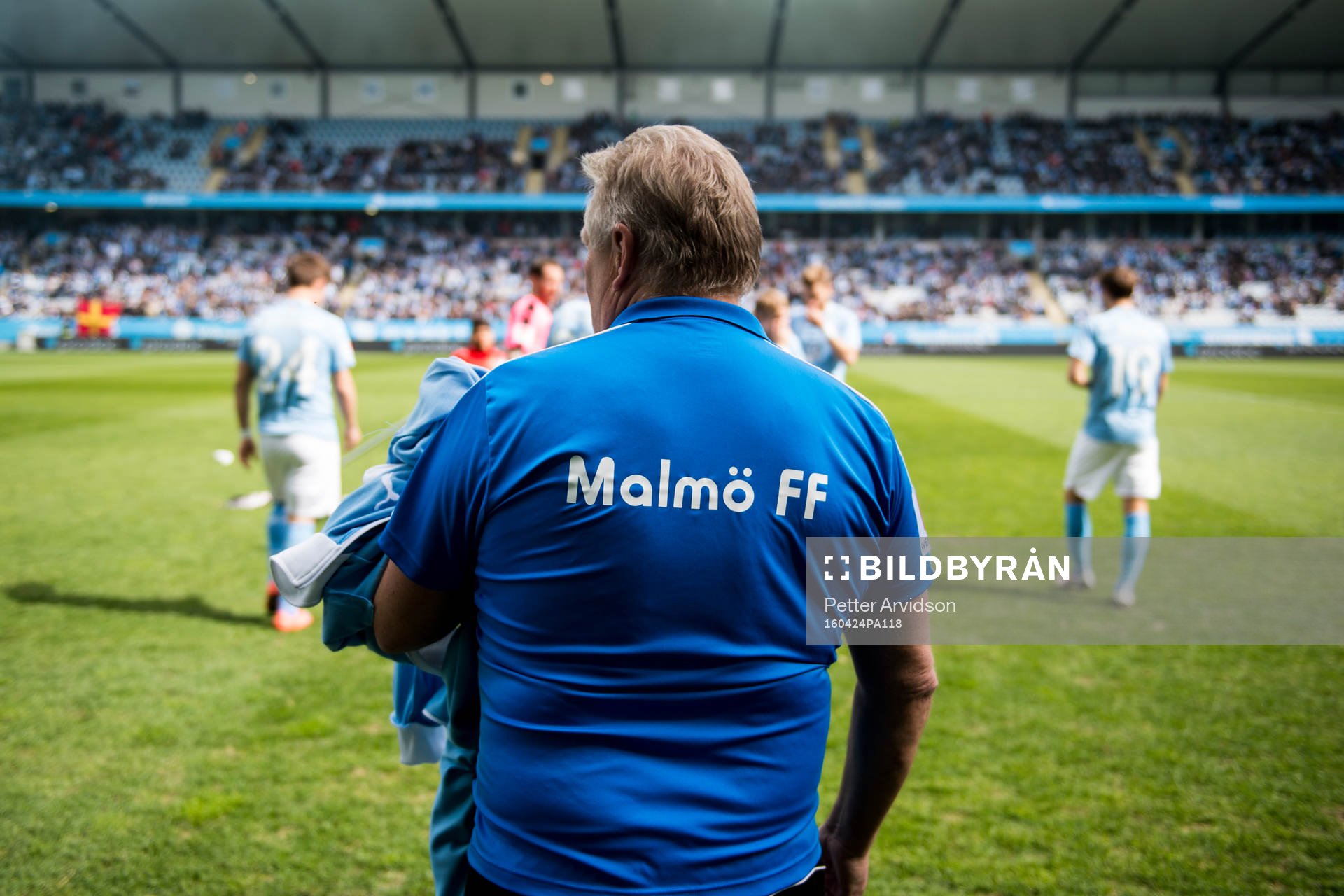 Malmö FFs ryggen på materialförvaltare Swidde Nilsson