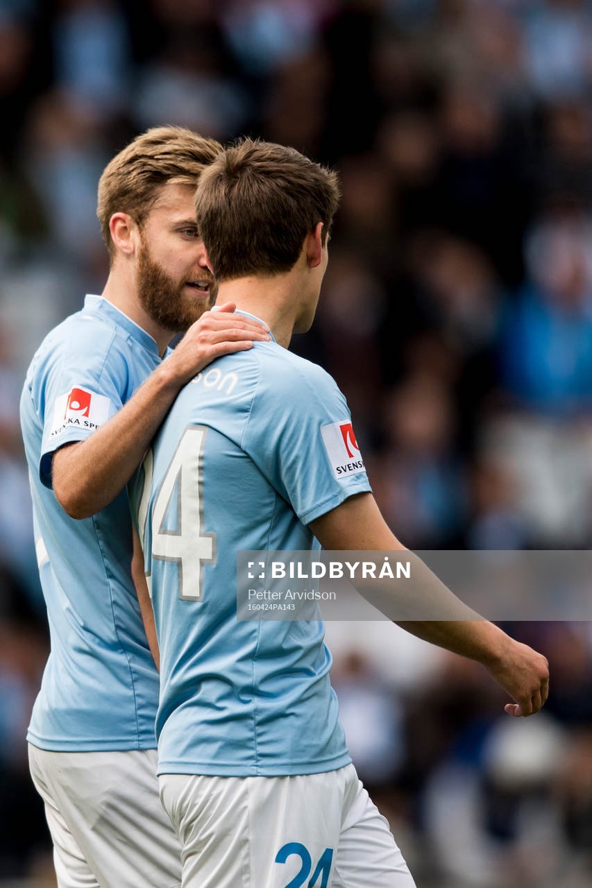 Malmö FFs Rasmus Bengtsson u samtal med Vidar Örn