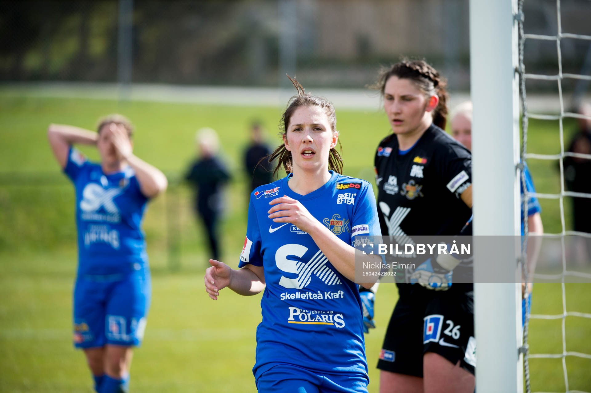 Sunnanås Stina Hedlund  fotbollsmatchen i Elitettan mellan
