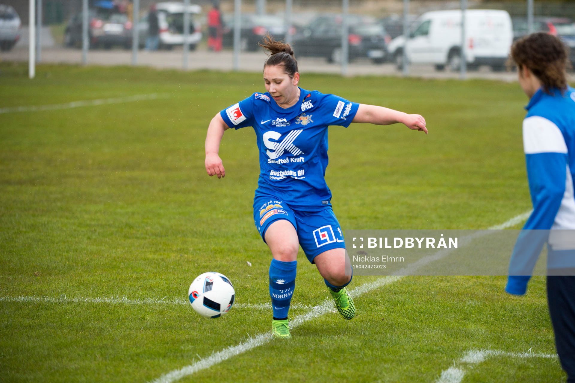 Sunnanås Annina Wede  fotbollsmatchen i Elitettan mellan