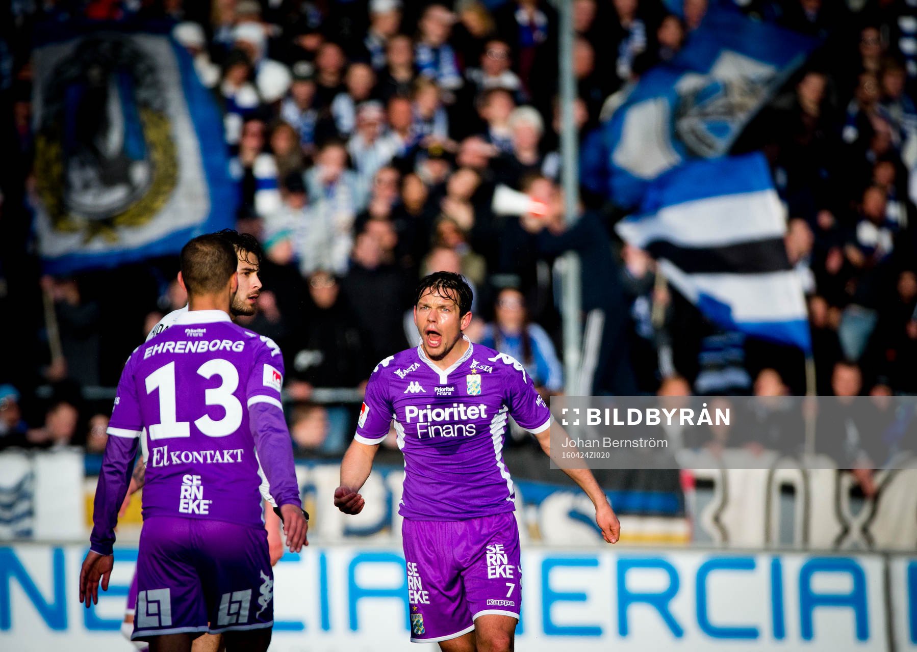 IFK Göteborgs Mads Albeck är arg