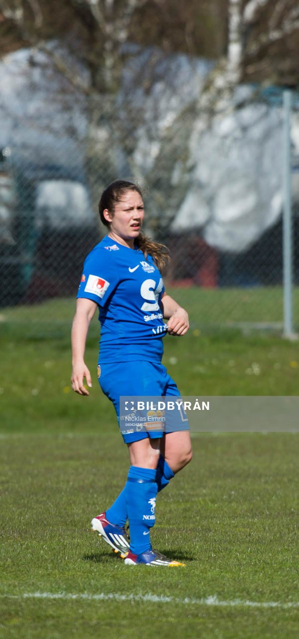 Sunnanås Michelle Wörner fotbollsmatchen i Elitettan