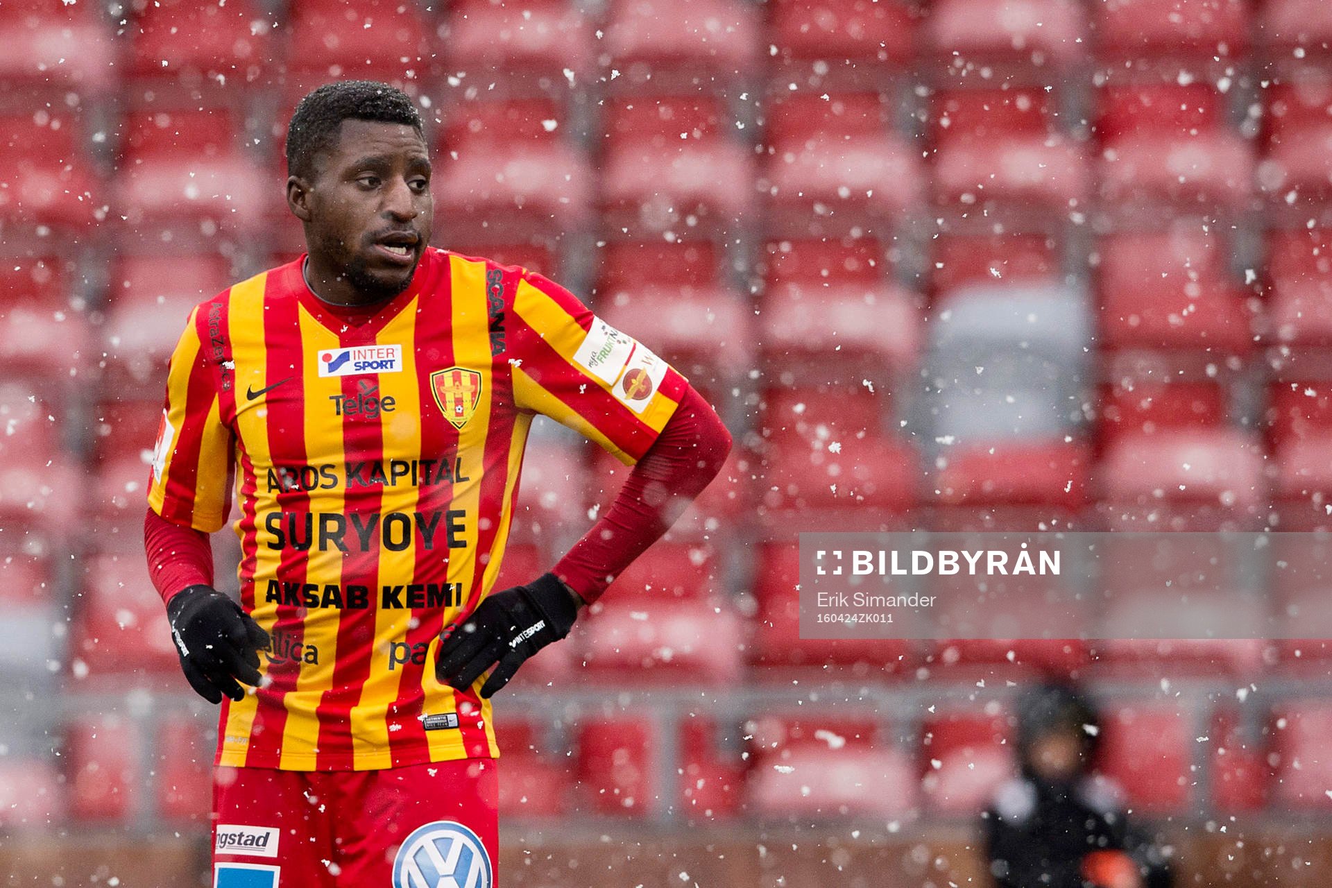 Syrianskas Samuel Akintioye deppar