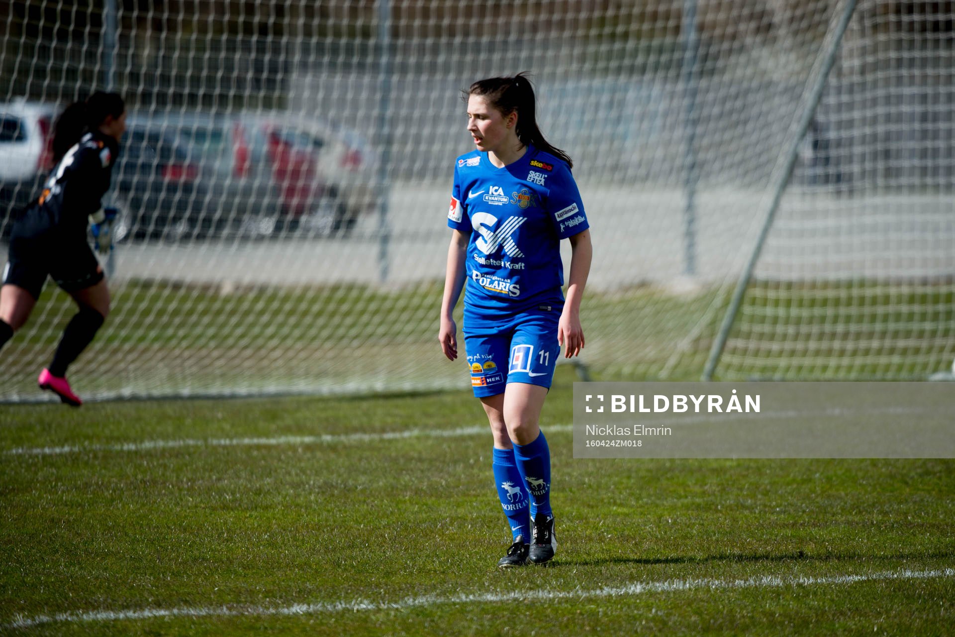 Sunnanås Stina Hedlund fotbollsmatchen i Elitettan mellan