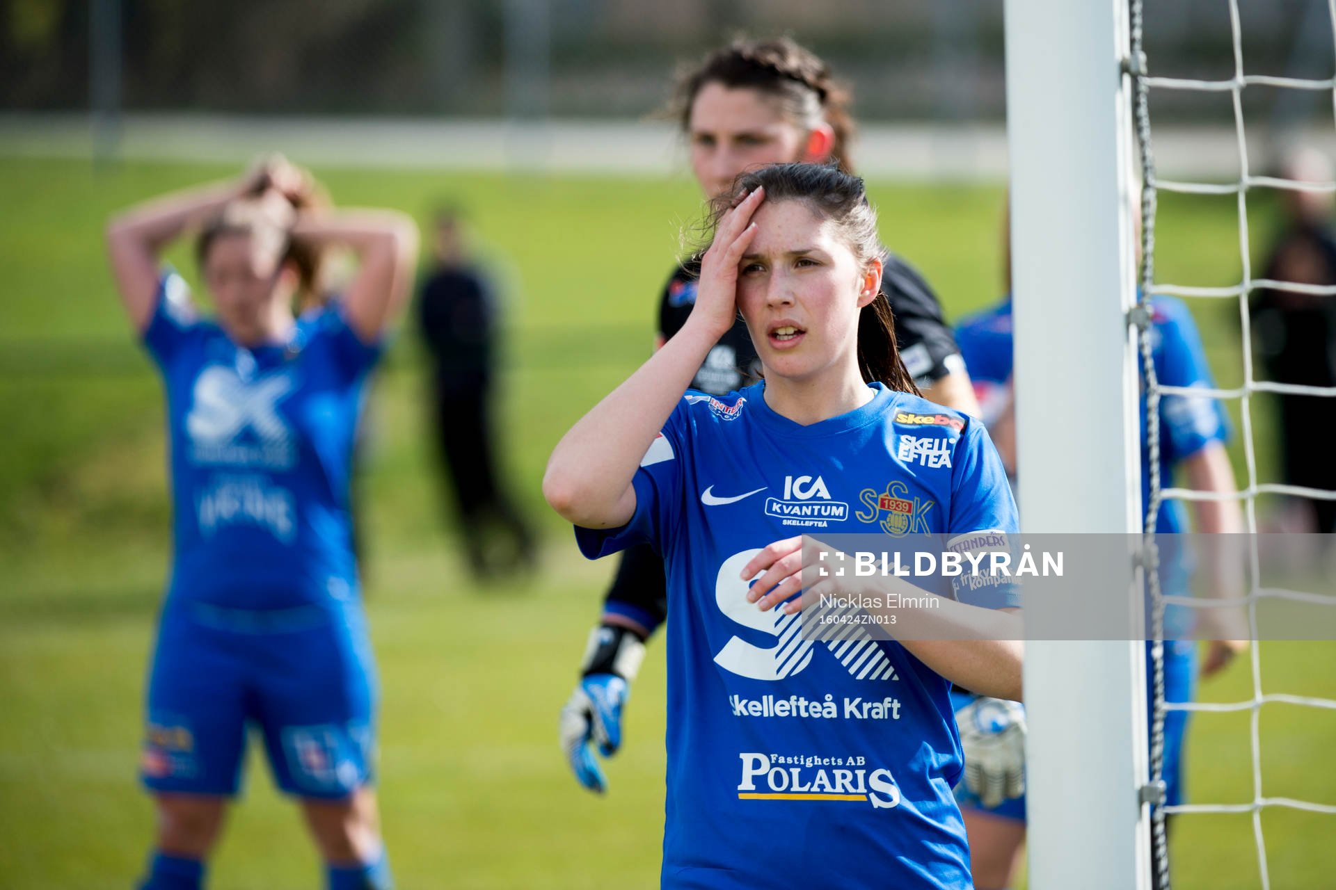 Sunnanås Stina Hedlund  fotbollsmatchen i Elitettan mellan