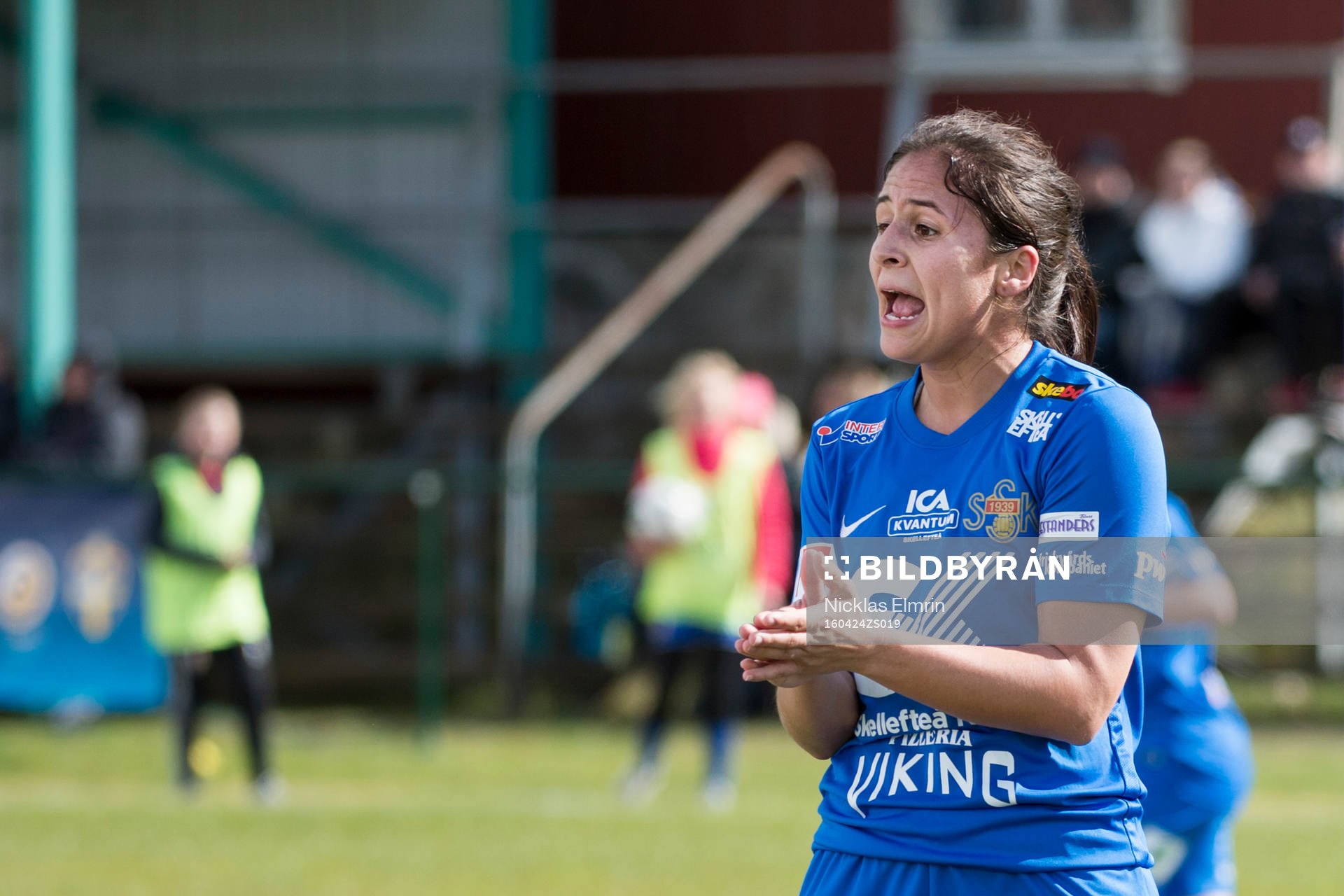 Sunnanås Taylor Leach  fotbollsmatchen i Elitettan mellan