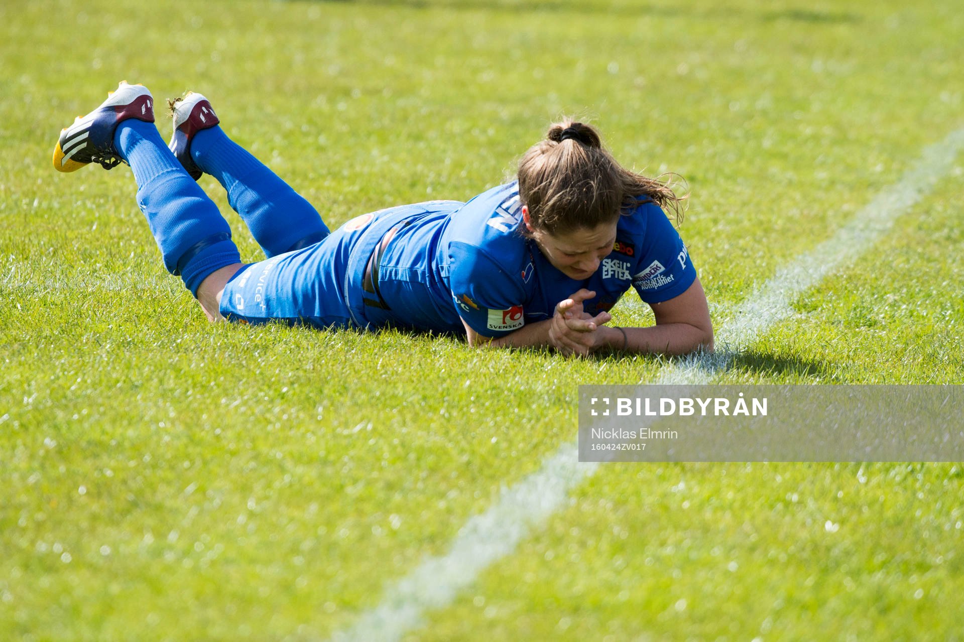 Sunnanås Michelle Wörner fotbollsmatchen i Elitettan