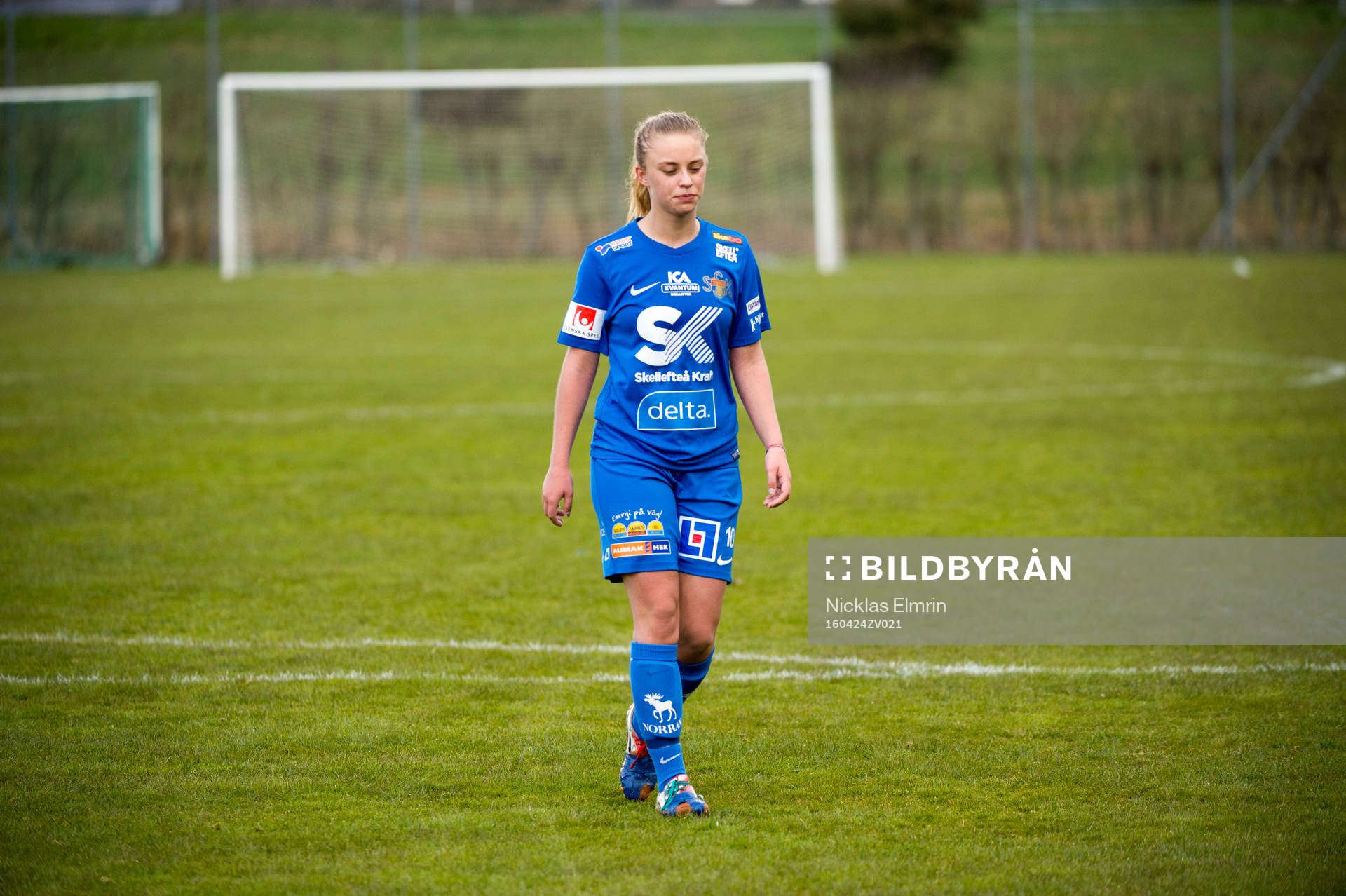 Sunnanås Stina Hedlund fotbollsmatchen i Elitettan mellan