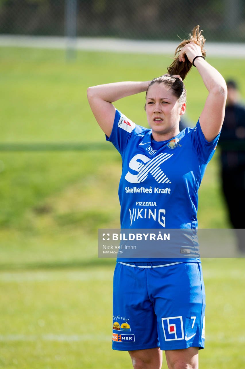 Sunnanås Michelle Wörner  fotbollsmatchen i Elitettan