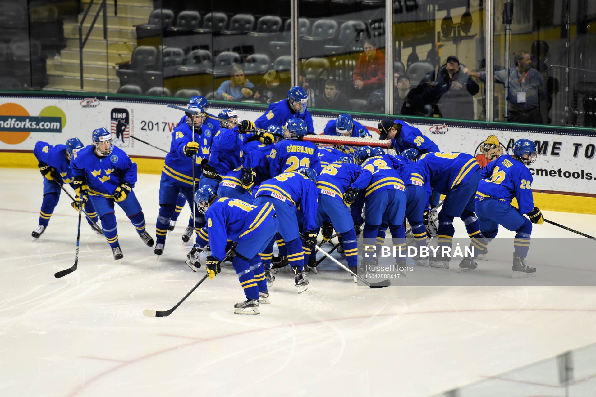 under finalen mellan Sverige och Finland