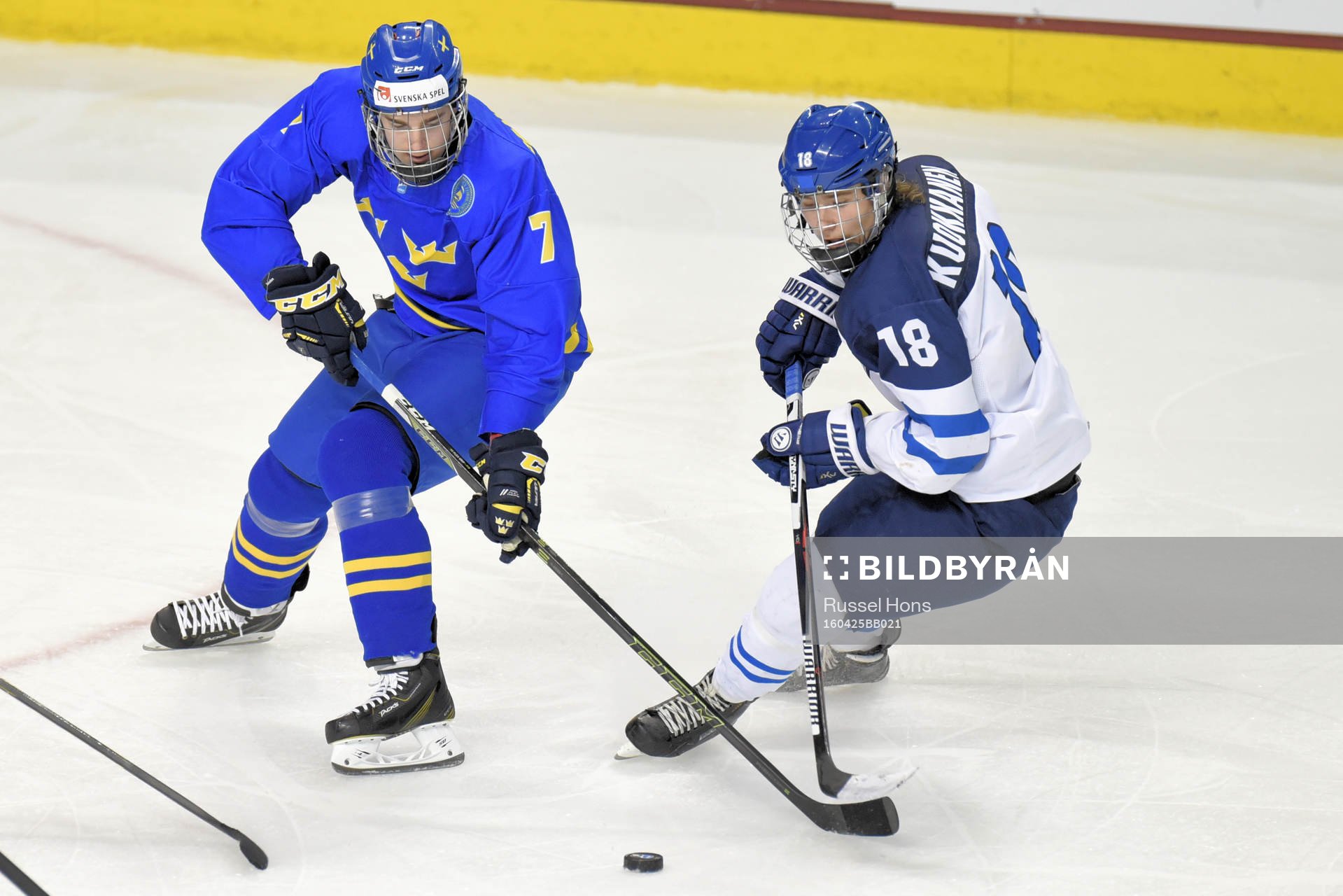 Sveriges Hugo Danielsson och Finlands Janne Kuokkanen