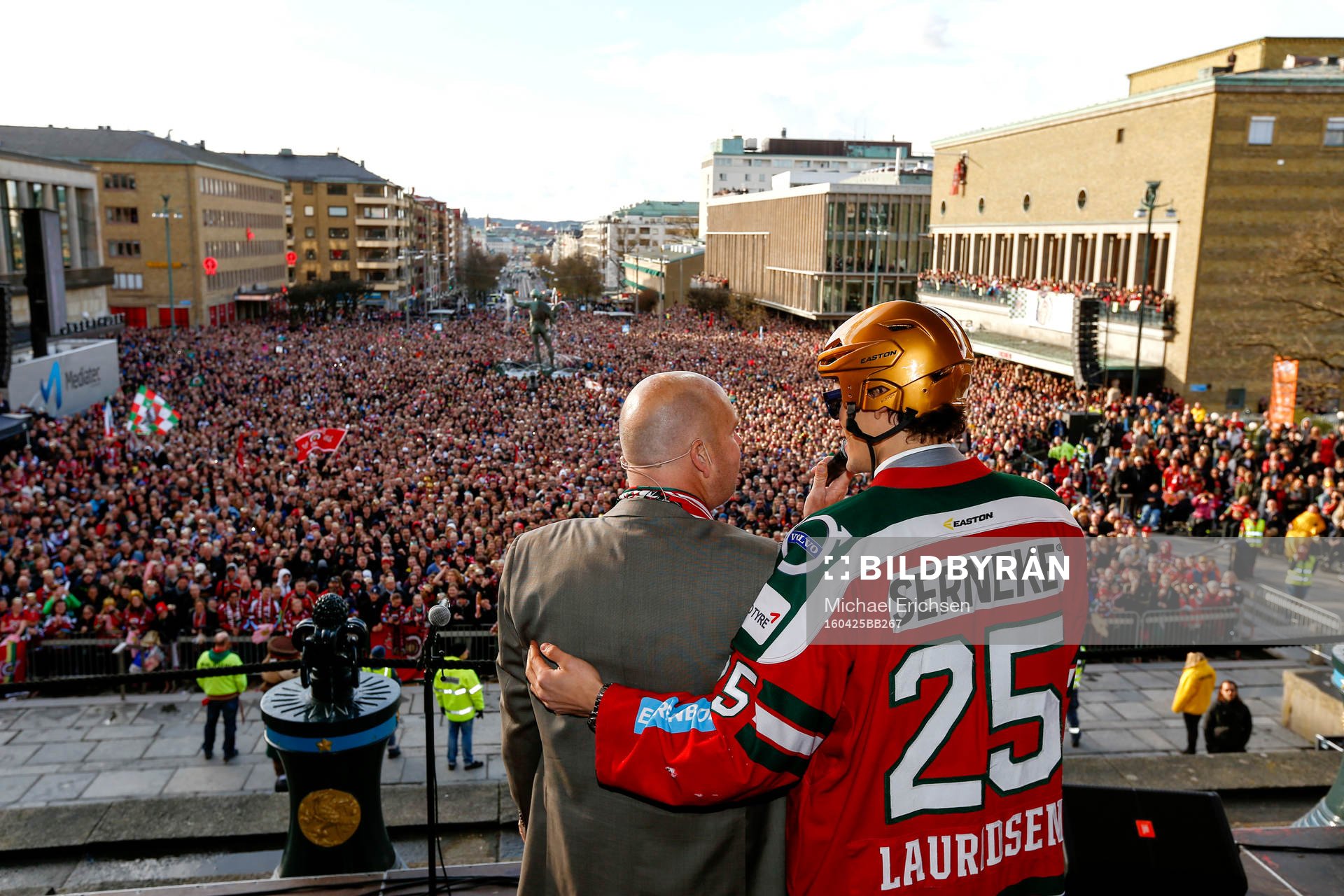 Lasse Kronér och Frölundas Oliver Lauridsen