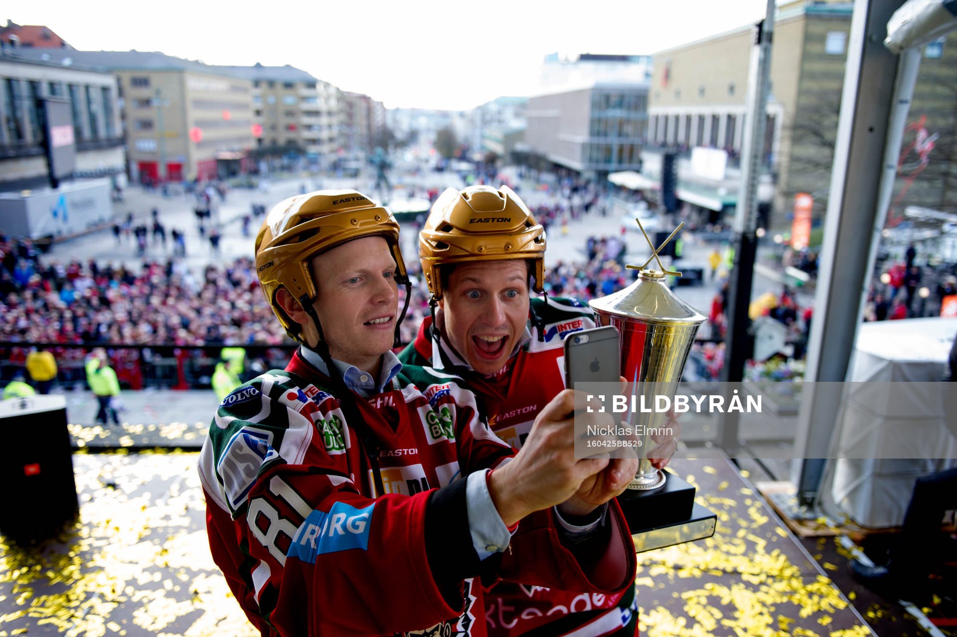 Frölundas Ryan Lasch och Elias Fälth