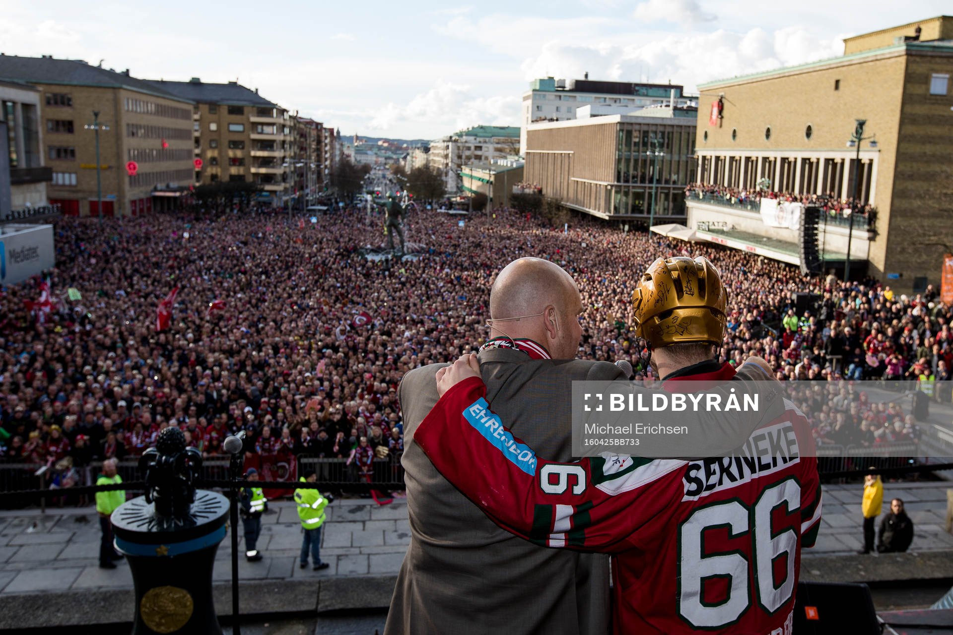 Lasse Kronér och Frölundas Oscar Fantenberg