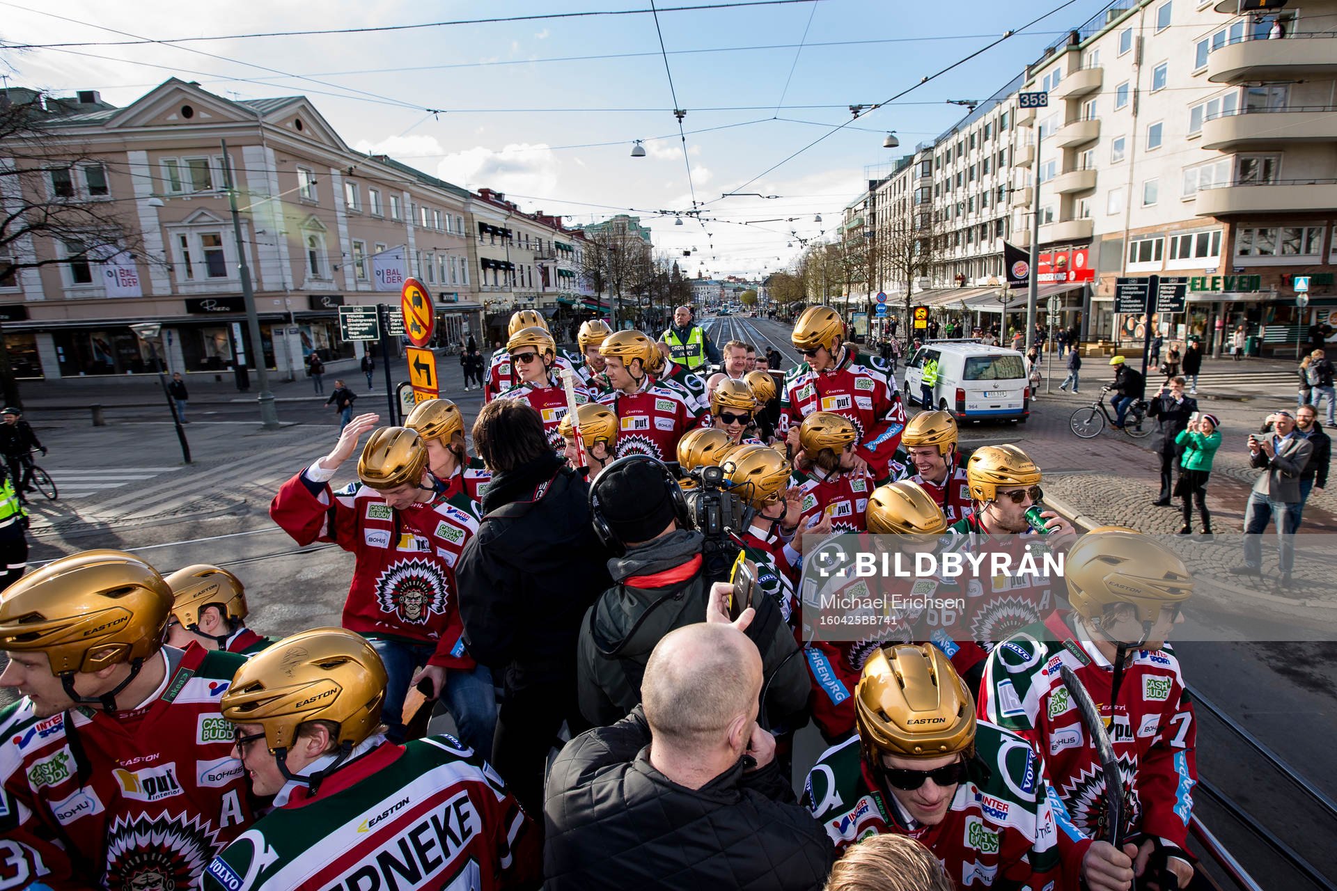 Frölunda på guldbussen