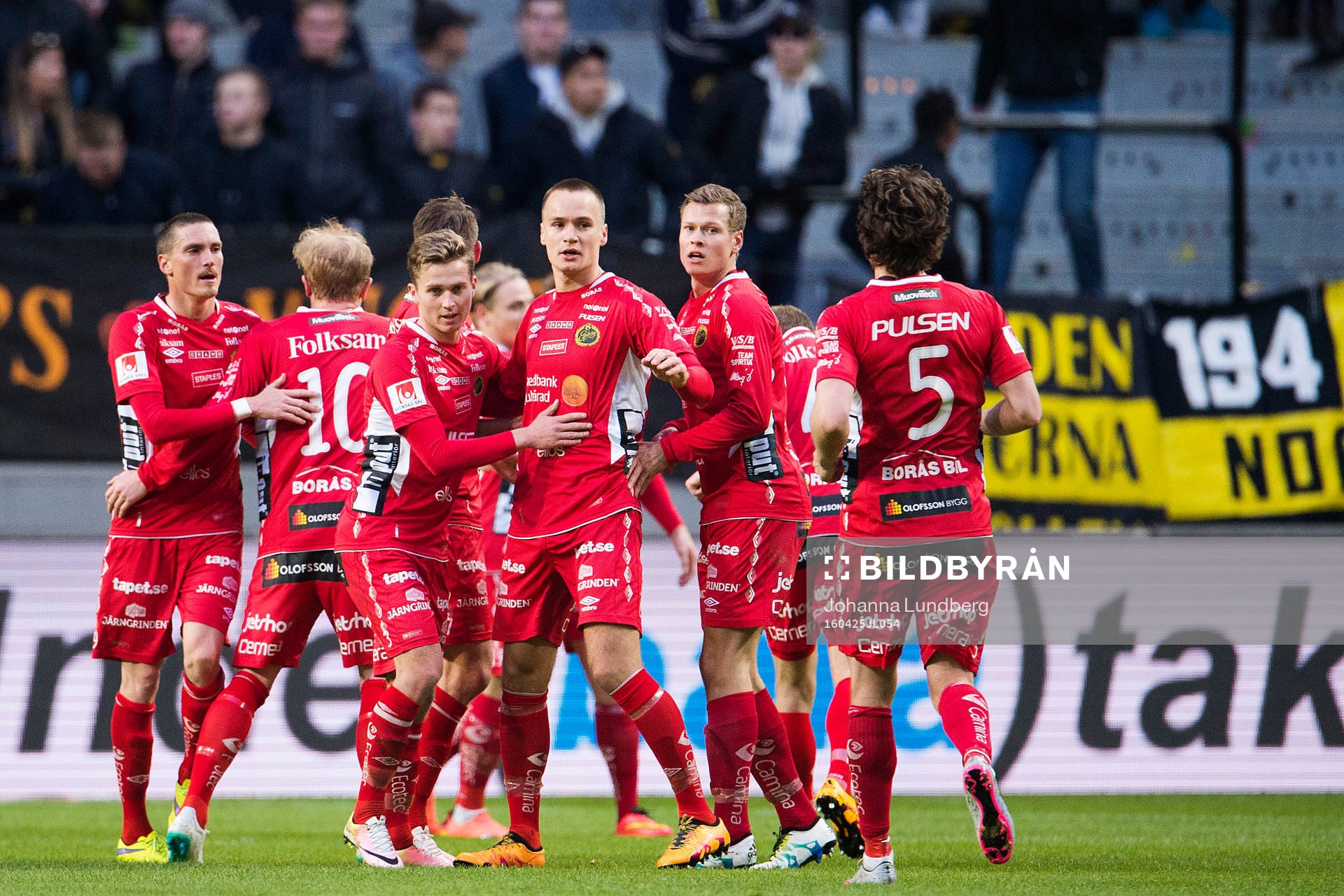 Elfsborgs spelare jublar