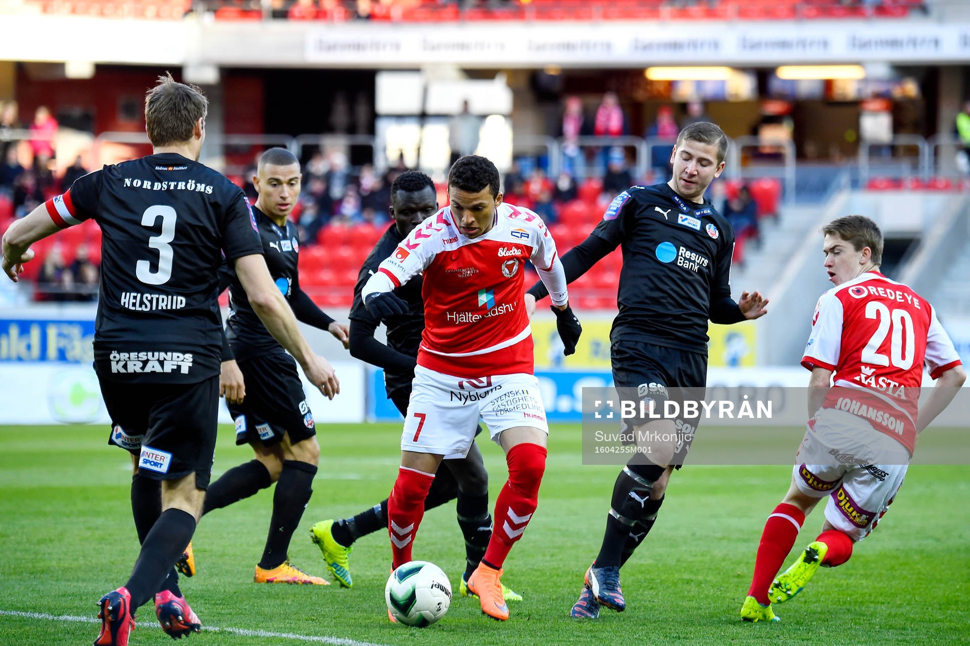 Kalmars Ismael Silva Lima och Helsingborgs Frederik Helstrup