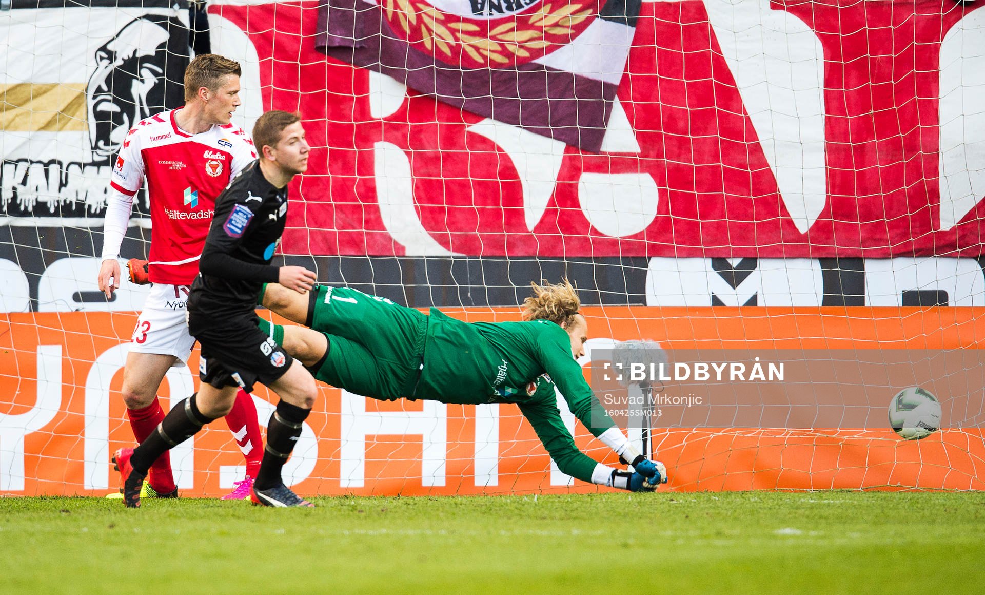 Helsingborgs Darijan Bojanić gör 1-1 målet