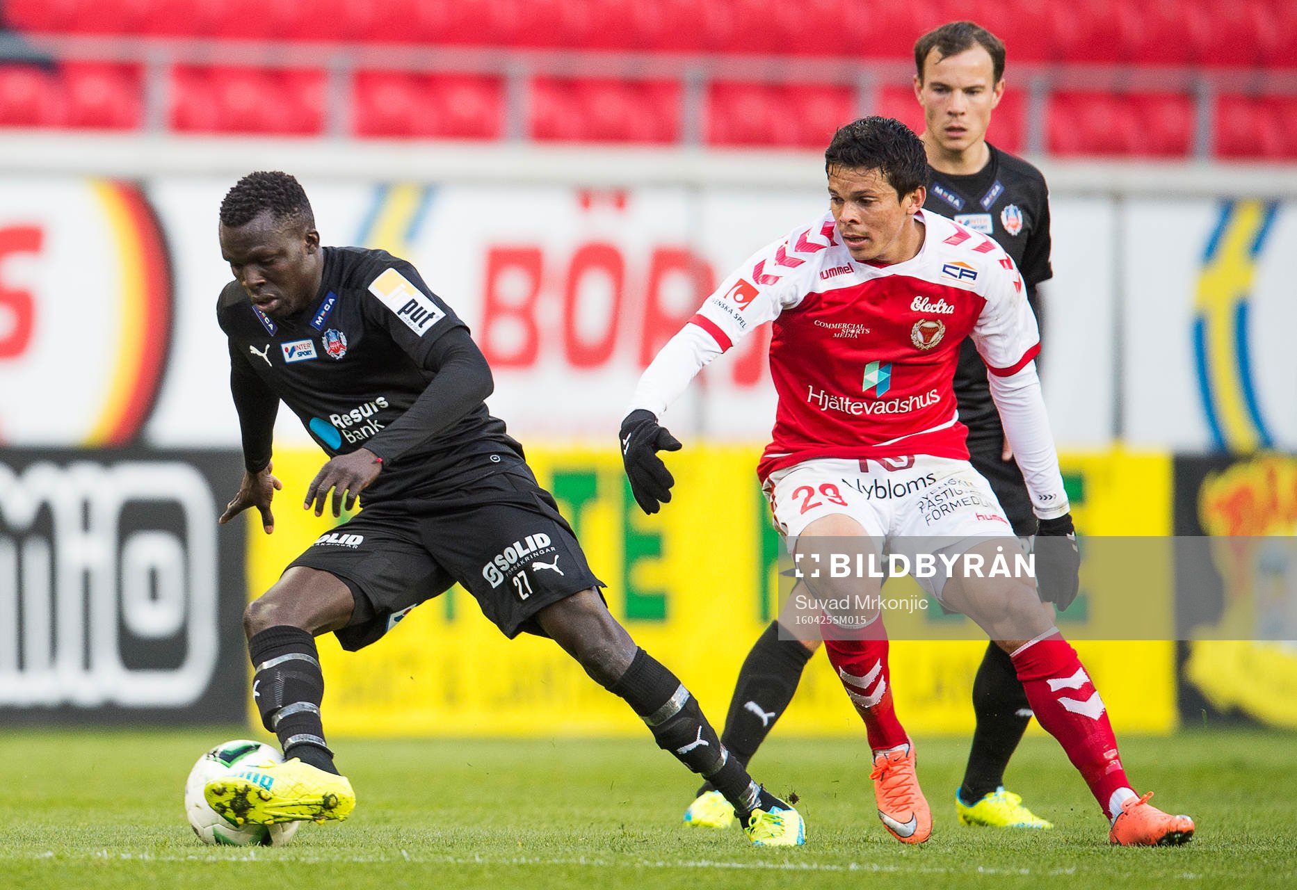 Helsingborgs Lalawélé Atakora och Kalmars Romário