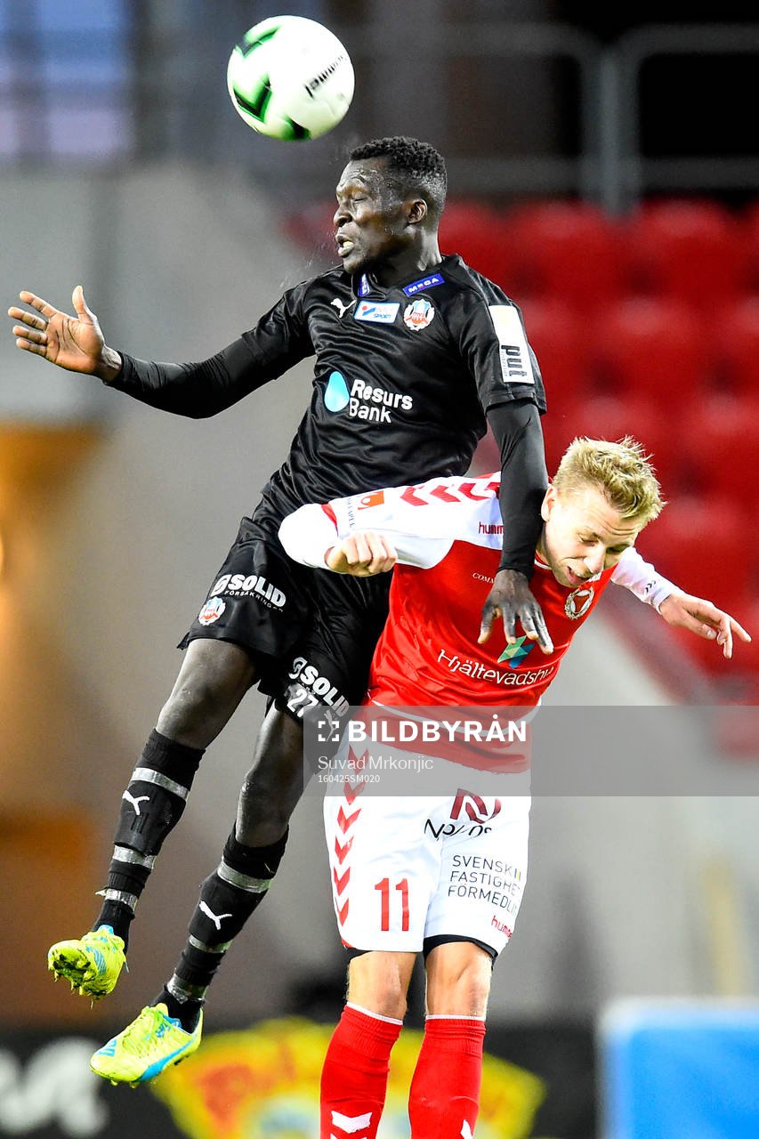 Helsingborgs Lalawélé Atakora och Kalmars Jonathan Ring