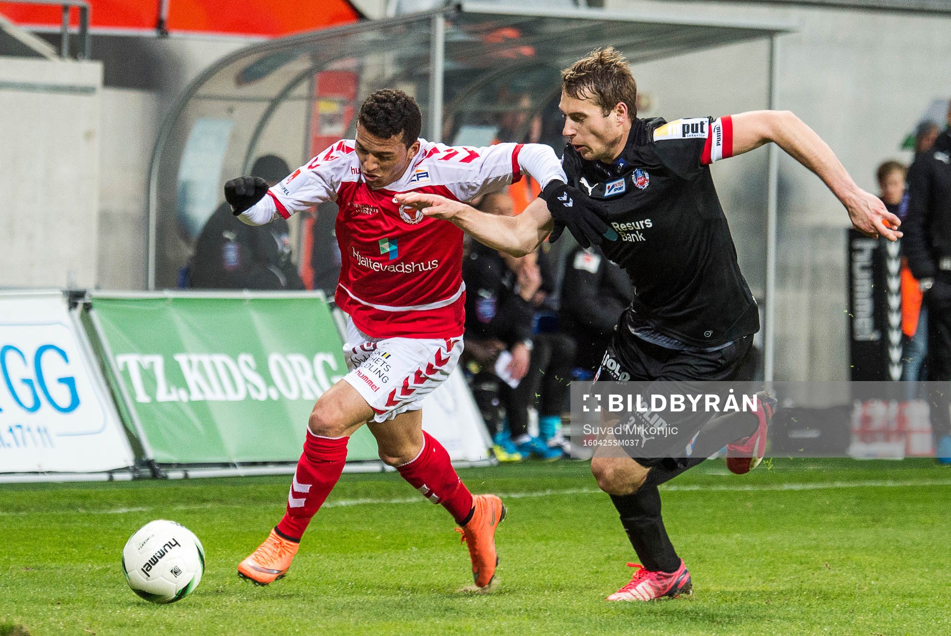 Kalmars Ismael Silva Lima och Helsingborgs Frederik Helstrup