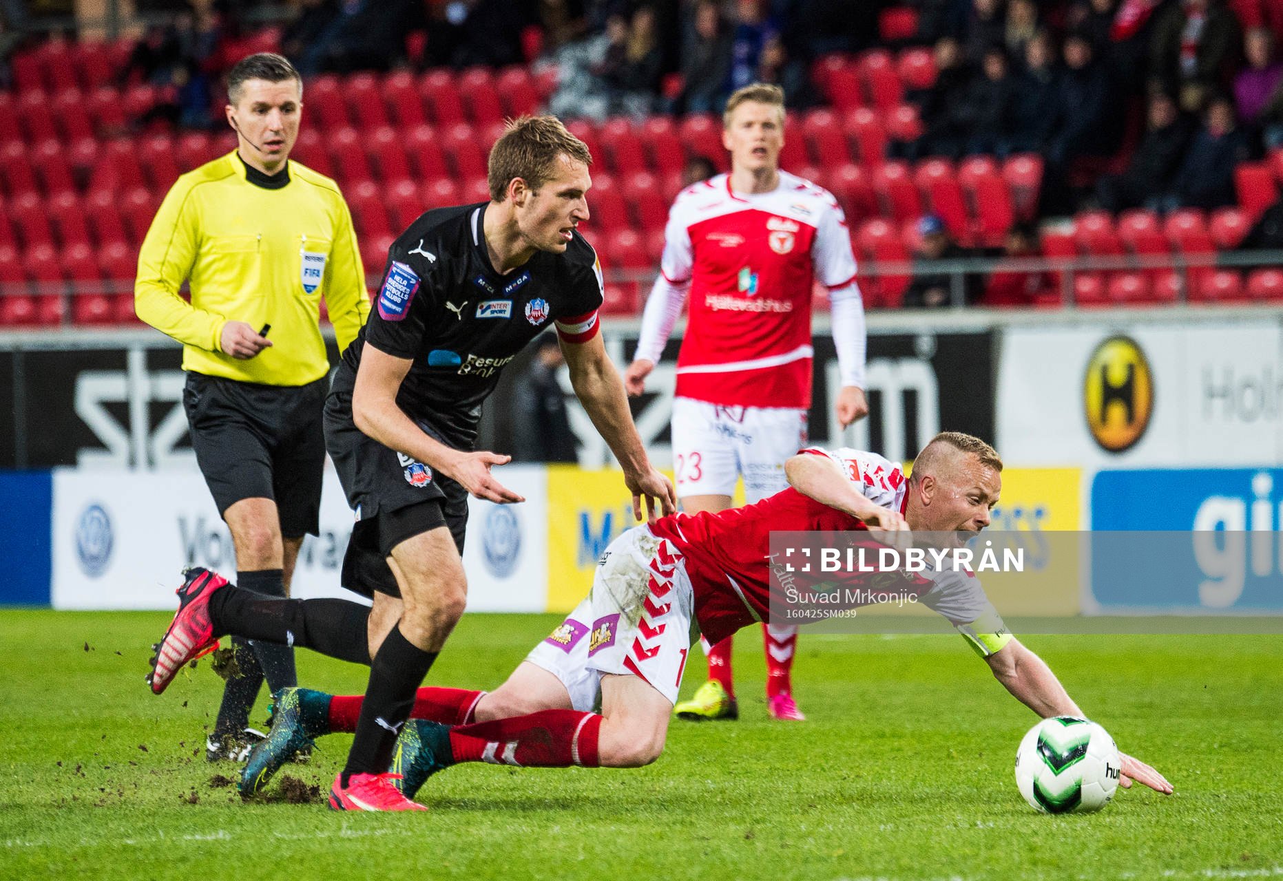 Helsingborgs Frederik Helstrup och Kalmars Tobias Eriksson